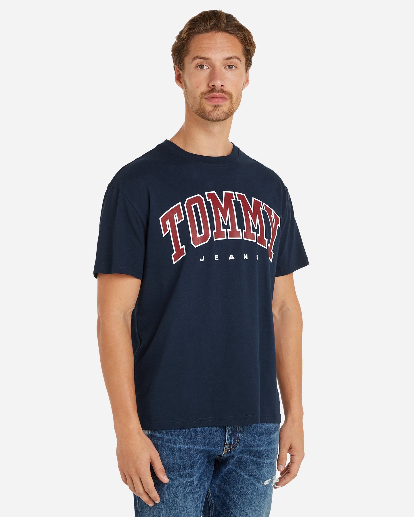 T-shirt TOMMY HILFIGER BIG LOGO M - Blu Navy - 2 | Cisalfa Sport