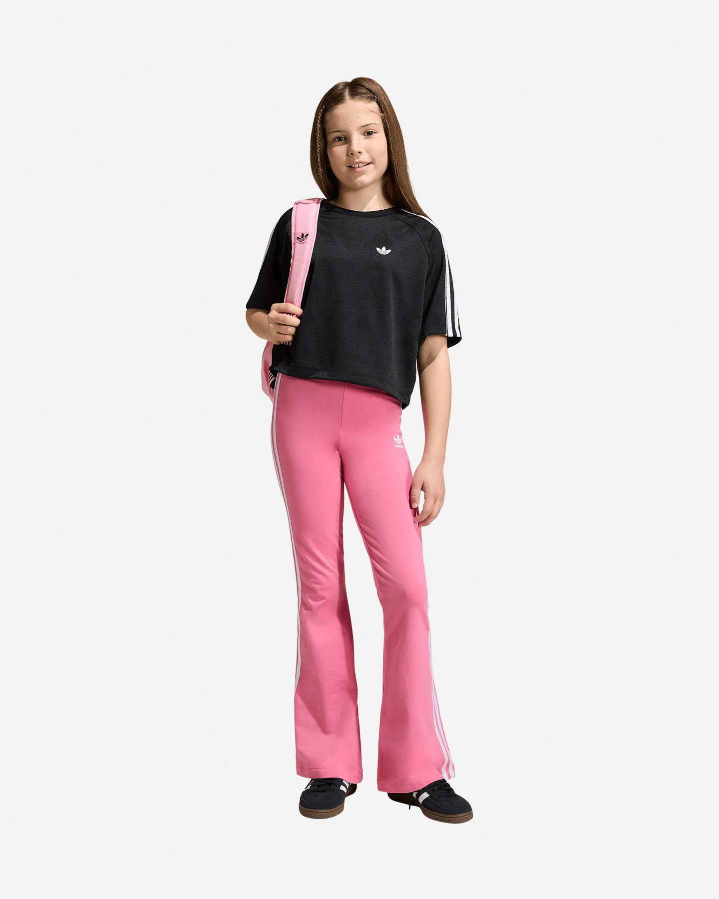 T-shirt ADIDAS BOXY 3STRIPES JR - Nero - 3 | Cisalfa Sport