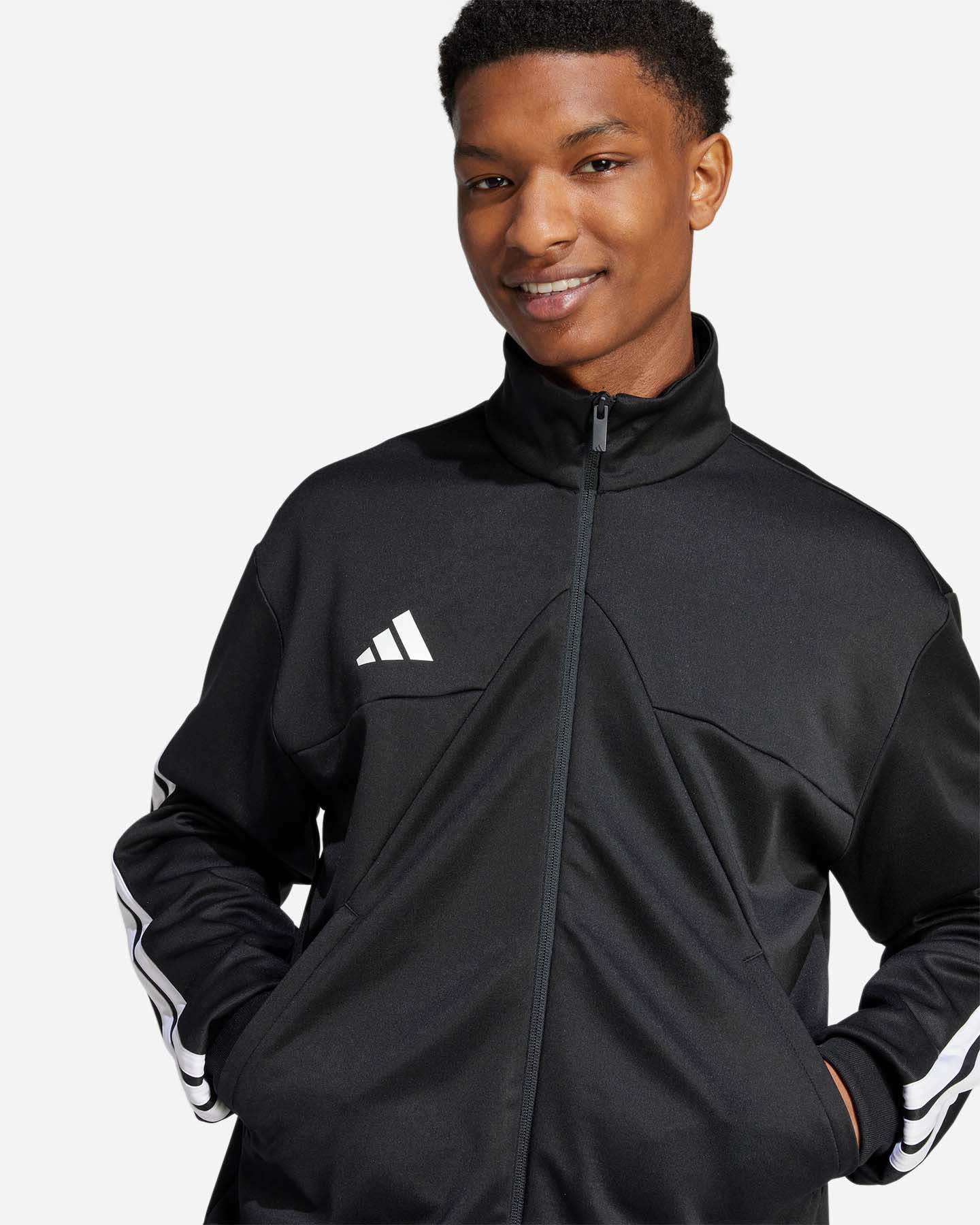 Felpa ADIDAS TIRO 3STRIPES M - Nero - 3 | Cisalfa Sport