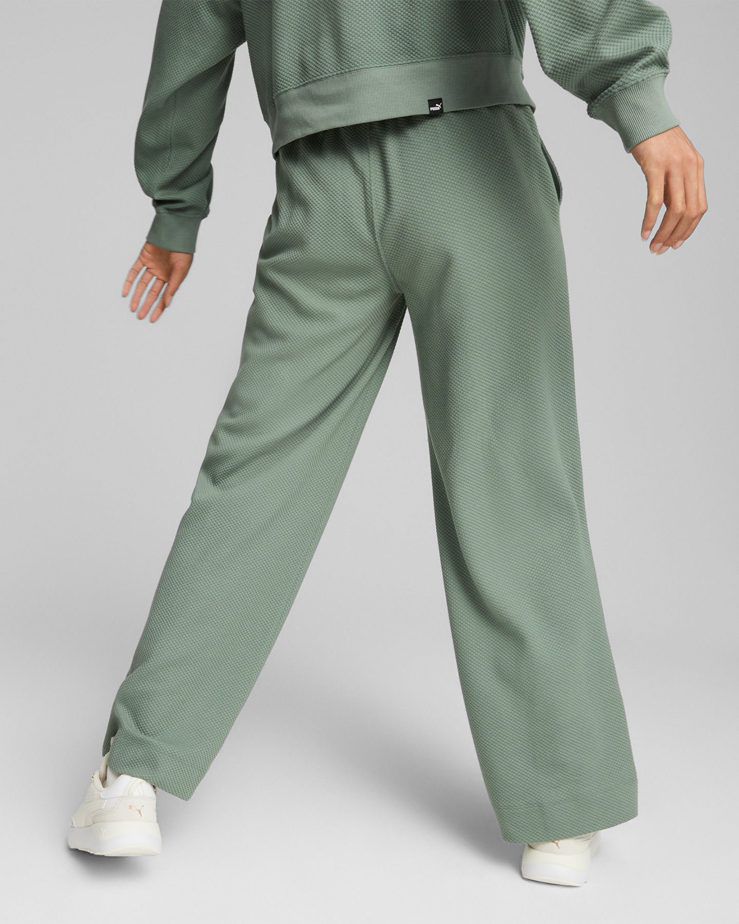 Pantalone PUMA STREET STYLE W - Verde - 3 | Cisalfa Sport