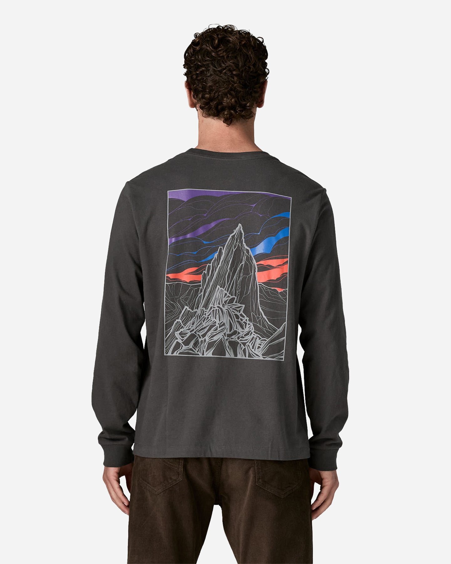 T-shirt PATAGONIA CLOUD CRAG M - Nero - 2 | Cisalfa Sport