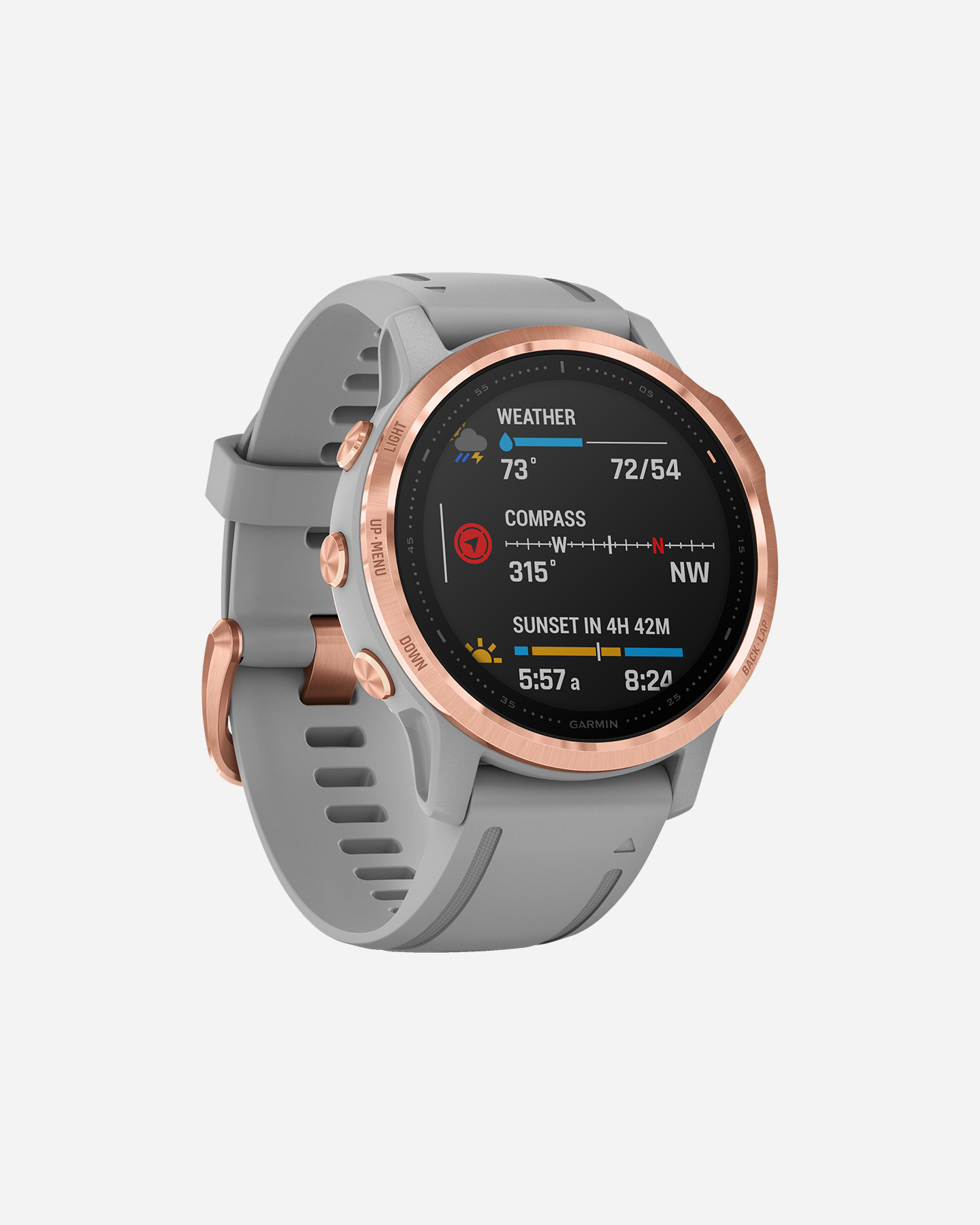 Orologio multifunzione GARMIN FENIX 6S SAPPHIRE - Grigio - 3 | Cisalfa Sport