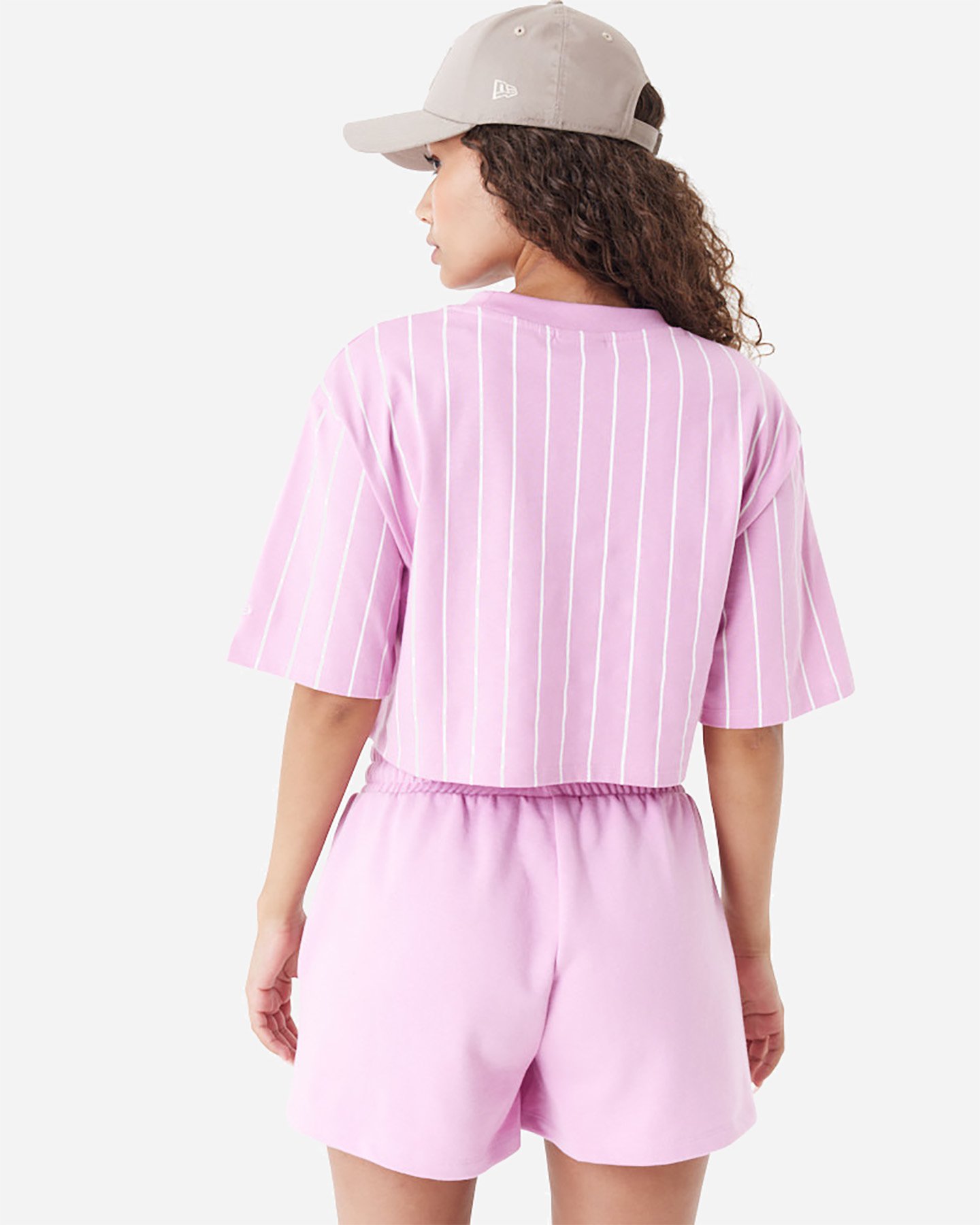 T-shirt NEW ERA CROP NEW YORK YANKEES W - Rosa - 1 | Cisalfa Sport