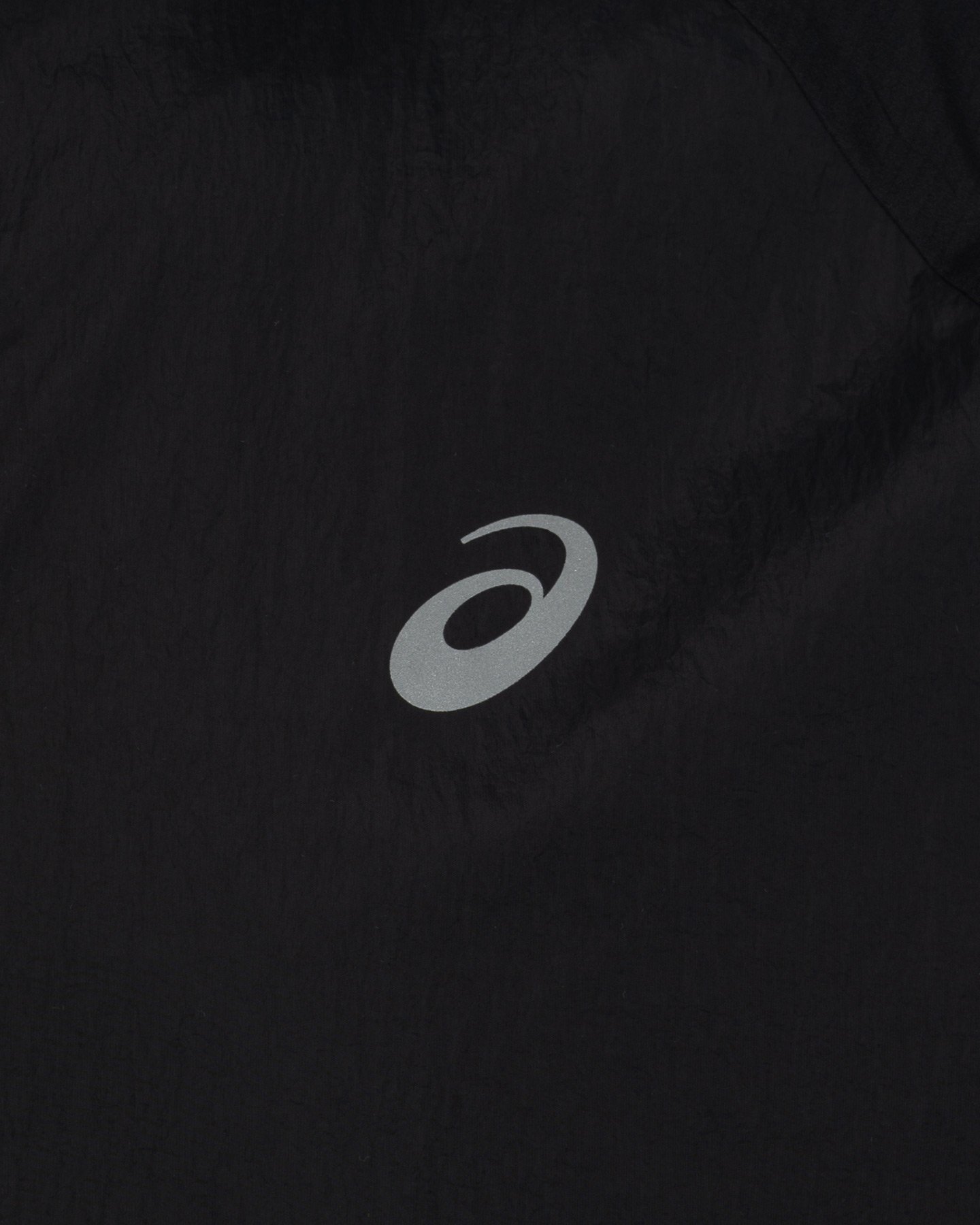 Giacca running ASICS ROAD GRAPHIC PACKABLE M - Nero - 2 | Cisalfa Sport