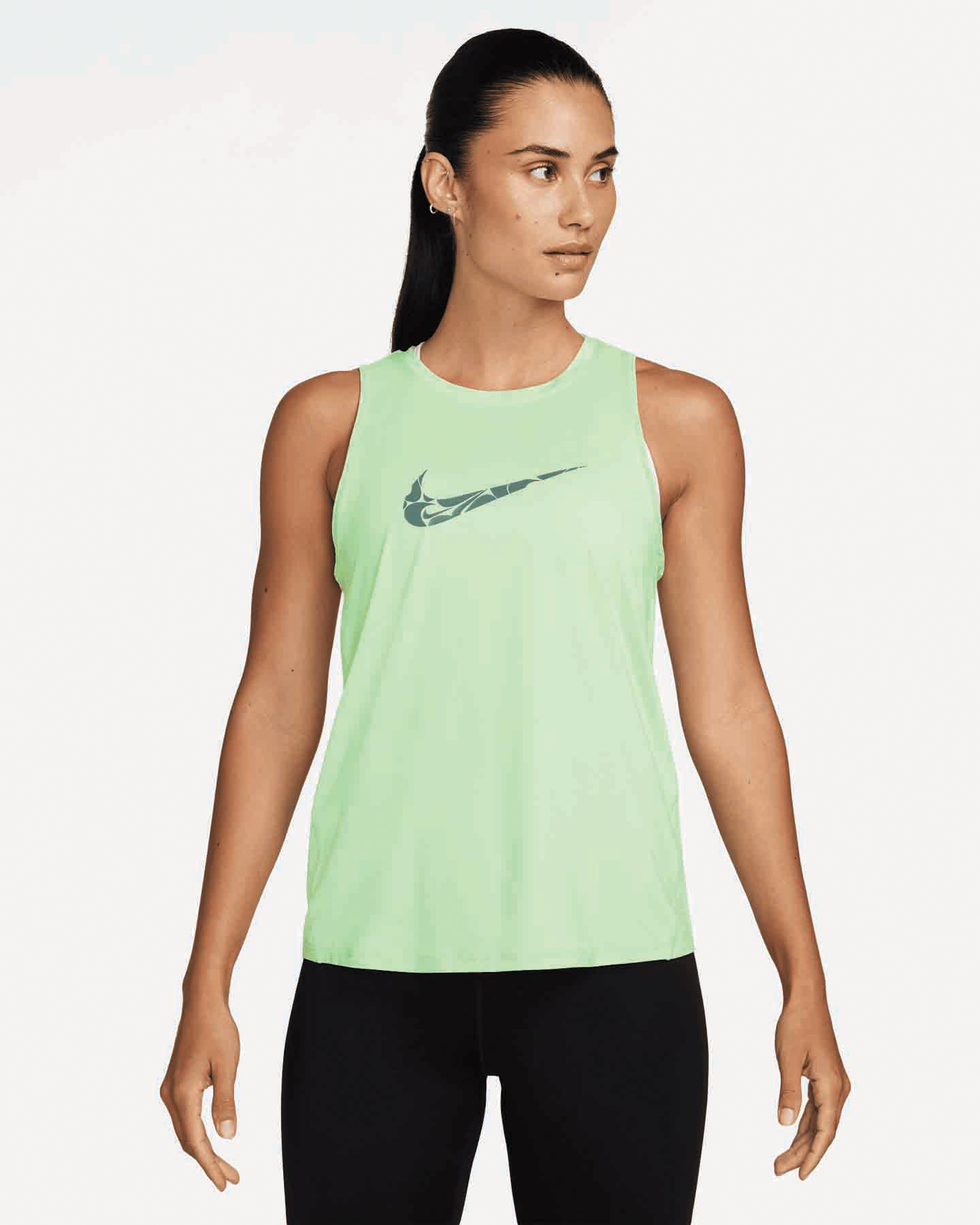 Canotta running NIKE SWOOSH W - Verde - 0 | Cisalfa Sport