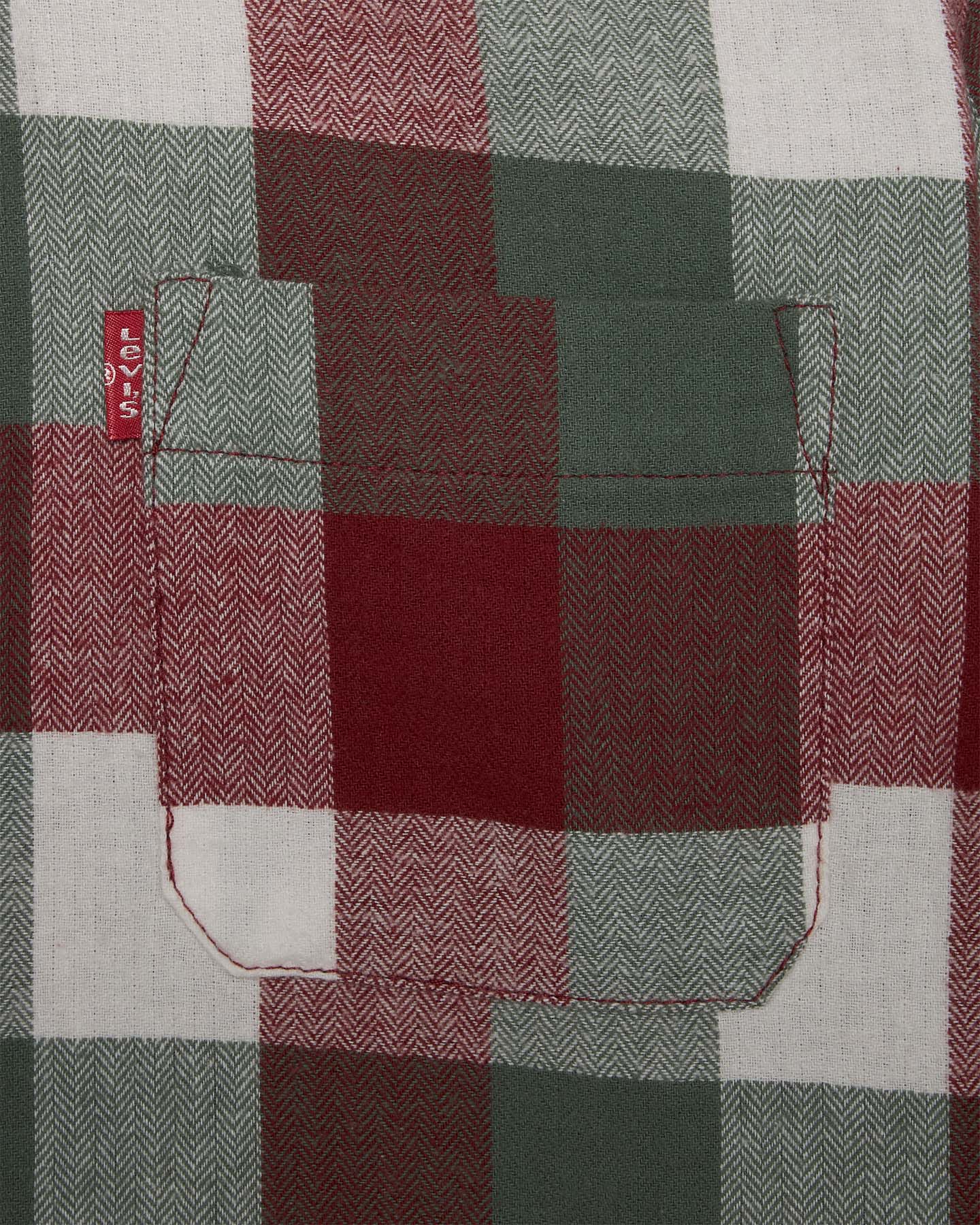 Camicia LEVI'S CHECK JR - Rosso - 2 | Cisalfa Sport
