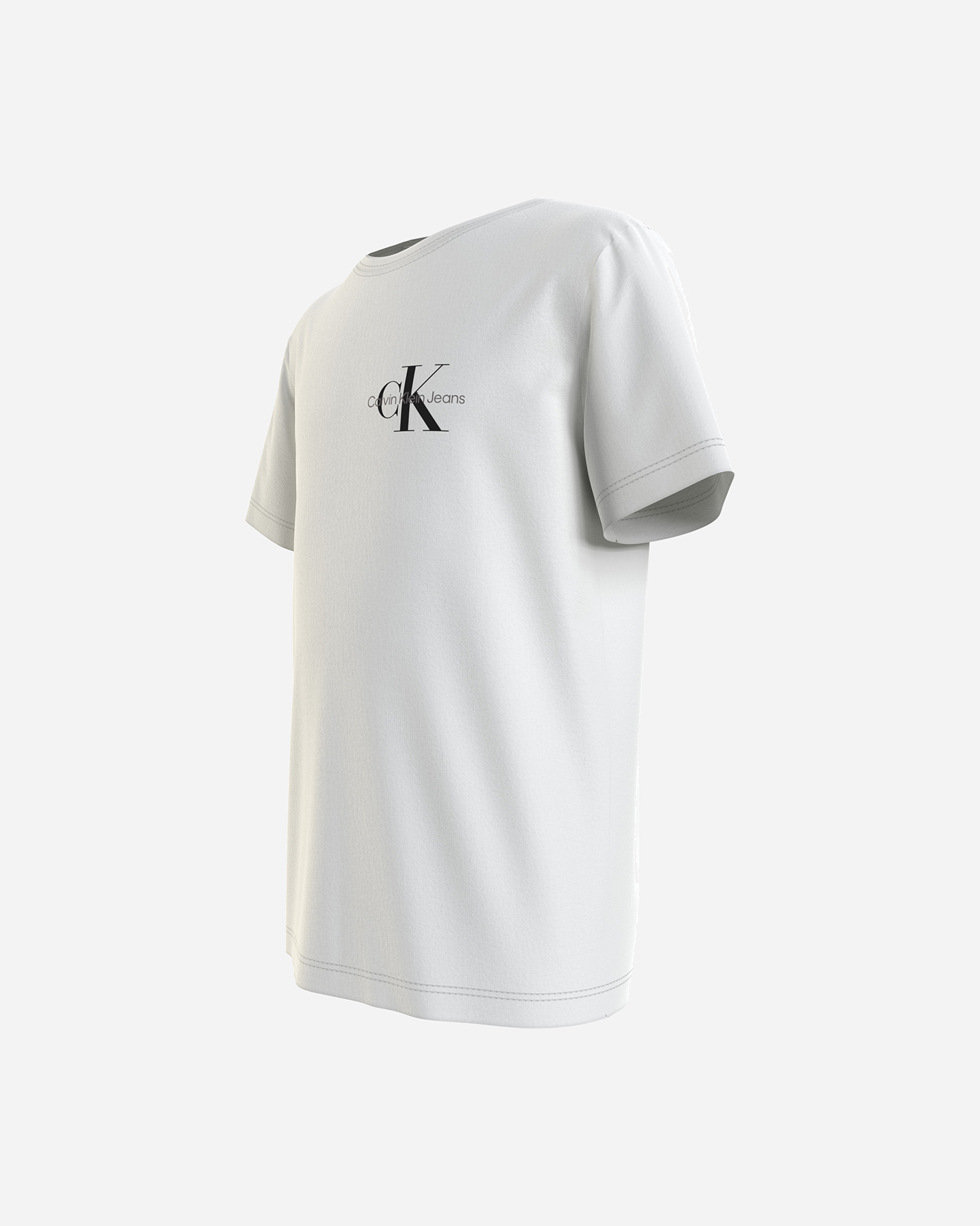 T-shirt CALVIN KLEIN JEANS MONOGRAM JR - Bianco - 4 | Cisalfa Sport