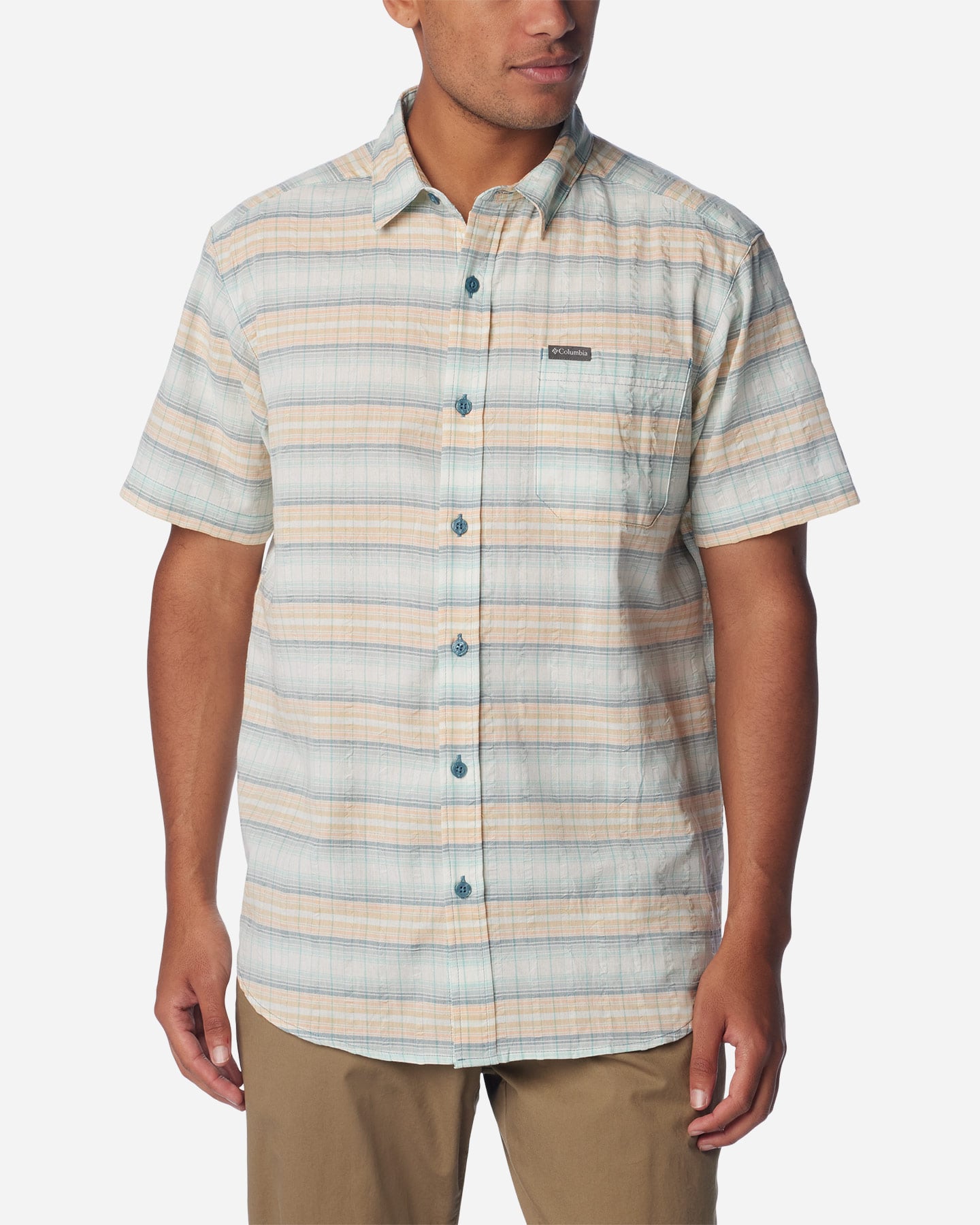 Columbia Rapid Rivers Novelty M - Camicia - Uomo - Azzurro