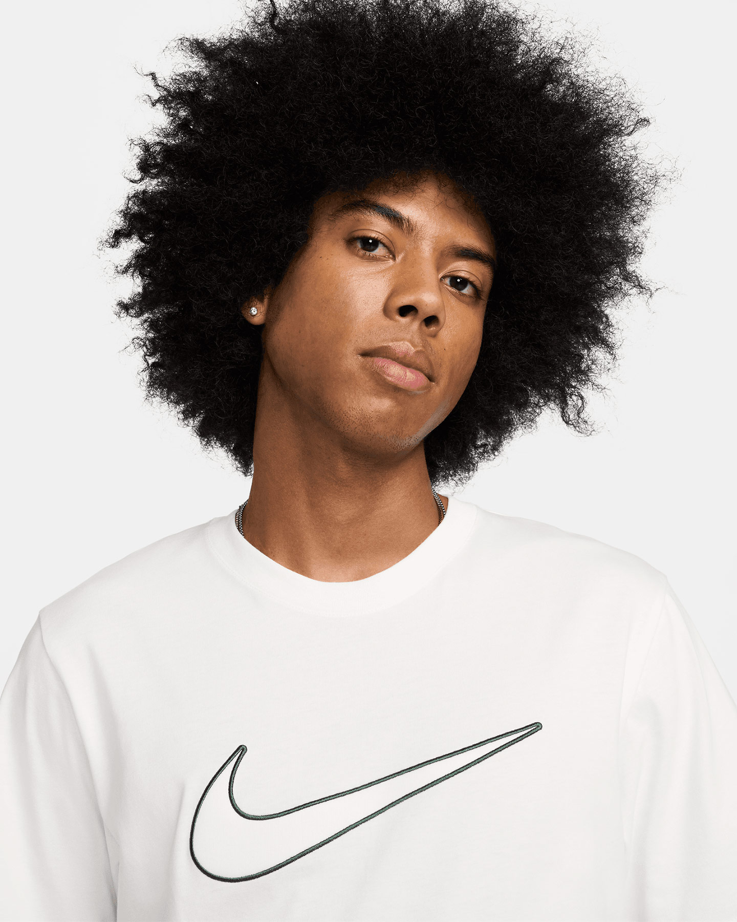 T-shirt NIKE BIG SWOOSH M - Beige - 2 | Cisalfa Sport