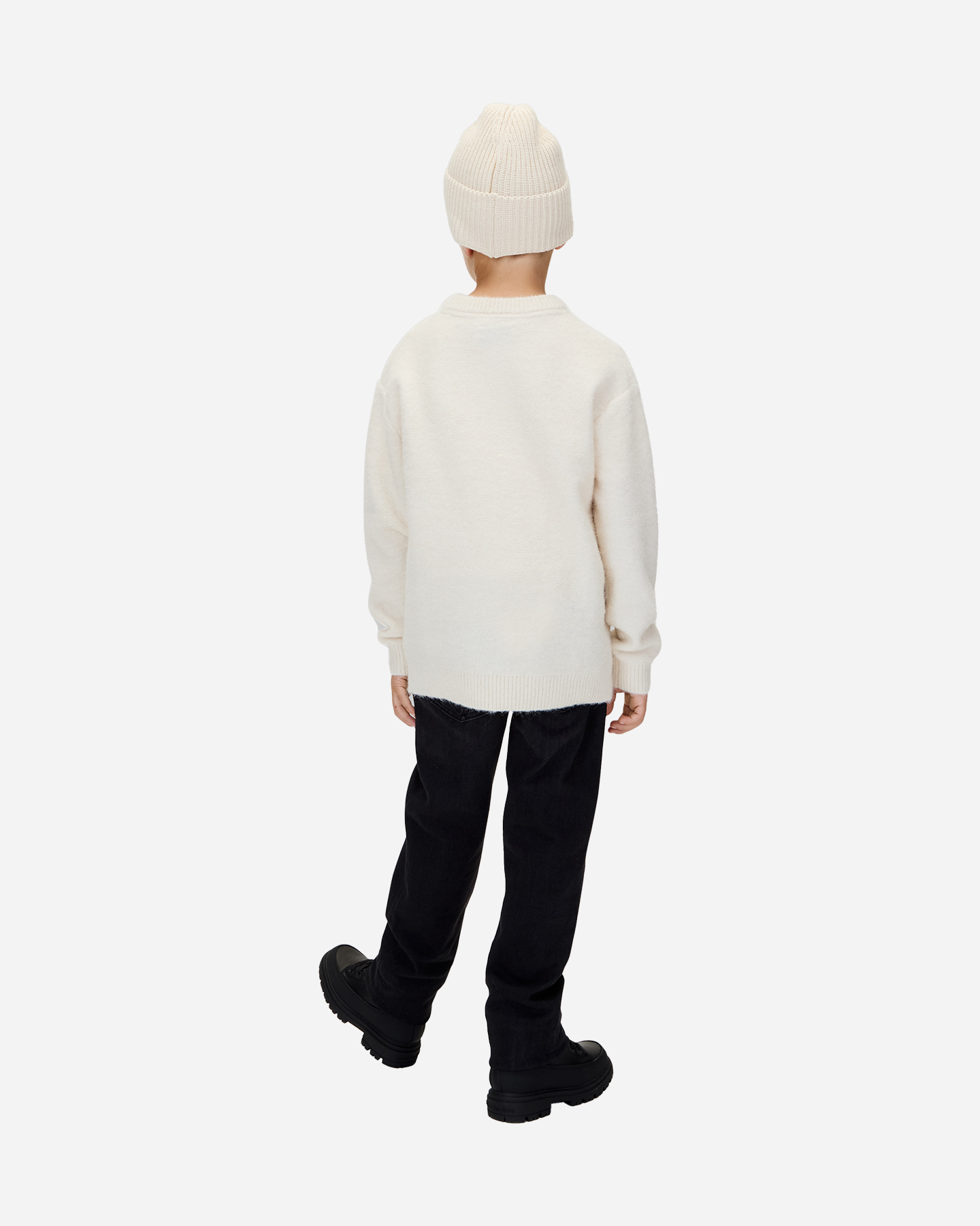 Maglione CALVIN KLEIN JEANS FLUFFY JR - Bianco - 3 | Cisalfa Sport
