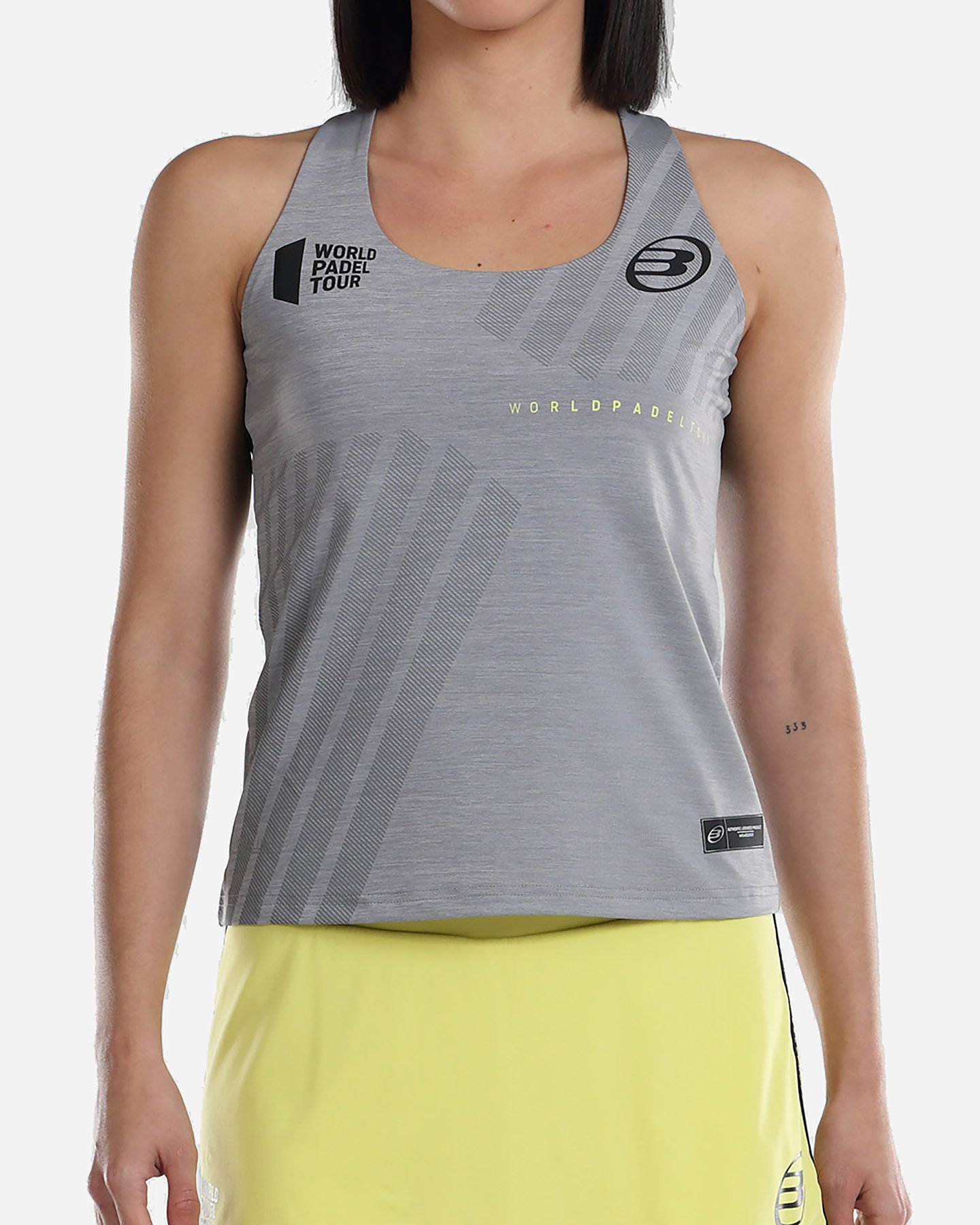 T-shirt tennis BULLPADEL LLAVE W - Grigio - 0 | Cisalfa Sport