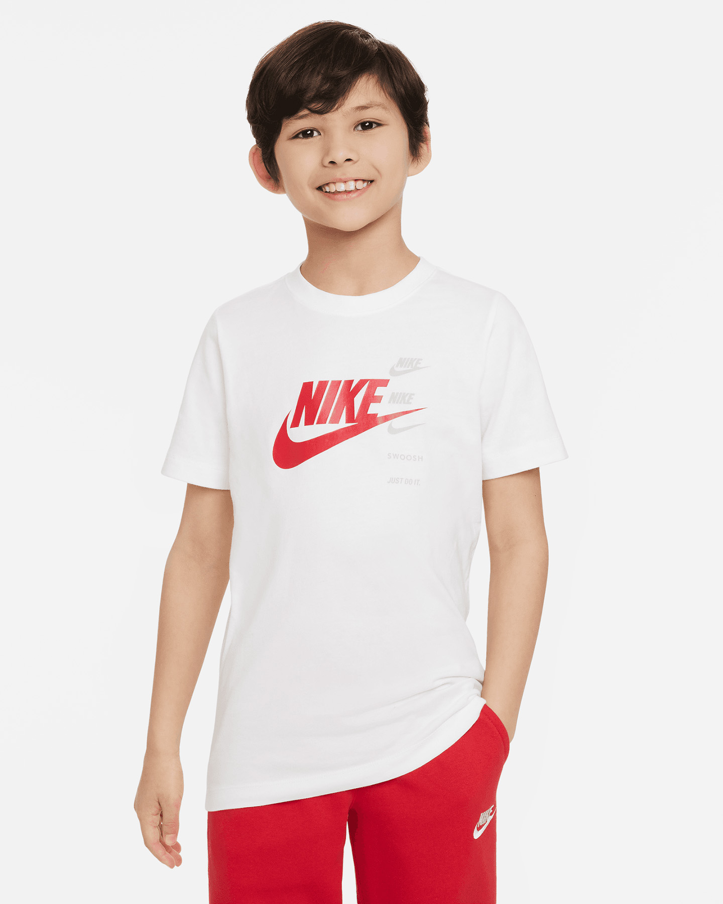T-shirt NIKE LOGO JR - Bianco - 0 | Cisalfa Sport