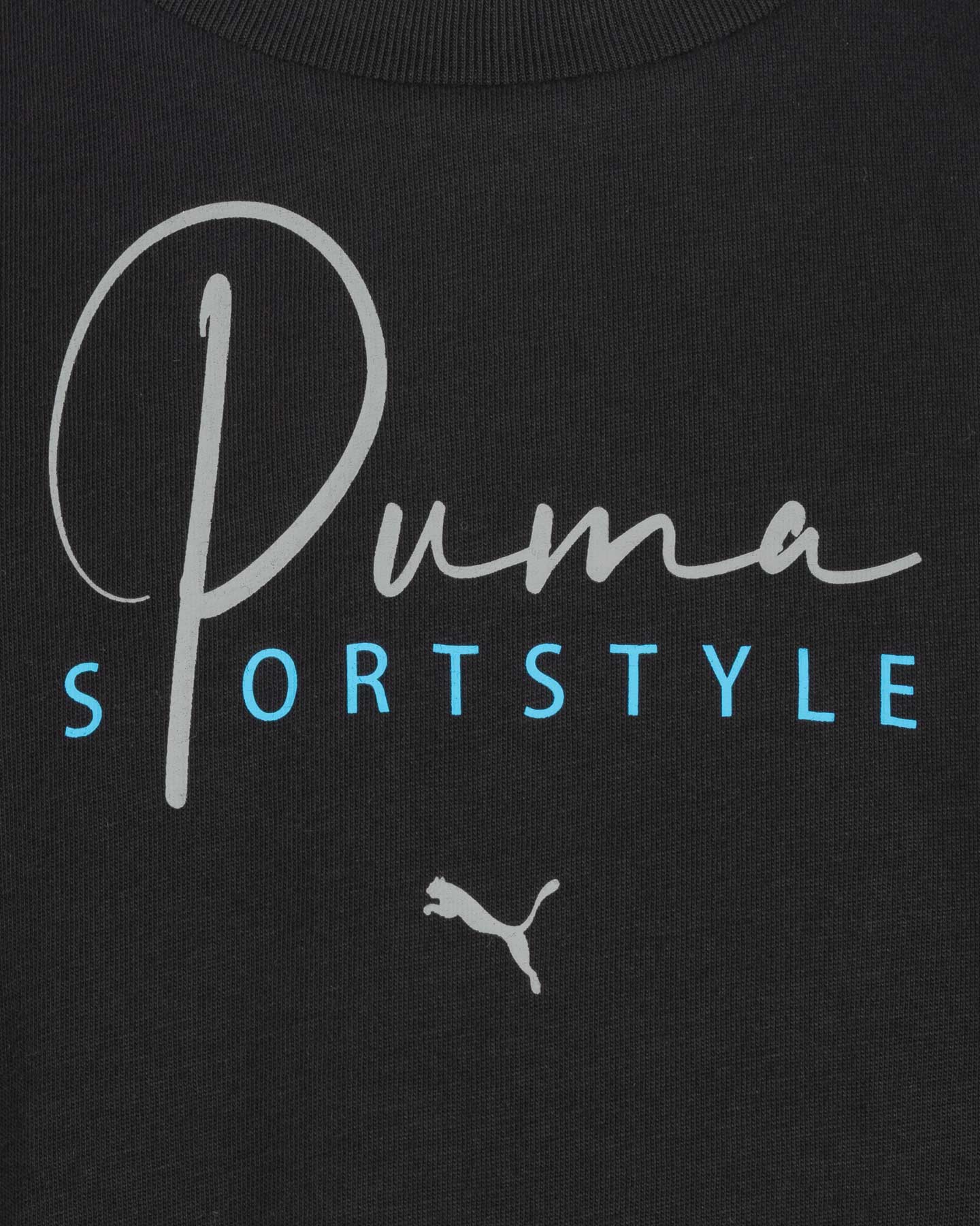 T-shirt PUMA ESSENTIAL GRAPHIC JR - Nero - 2 | Cisalfa Sport