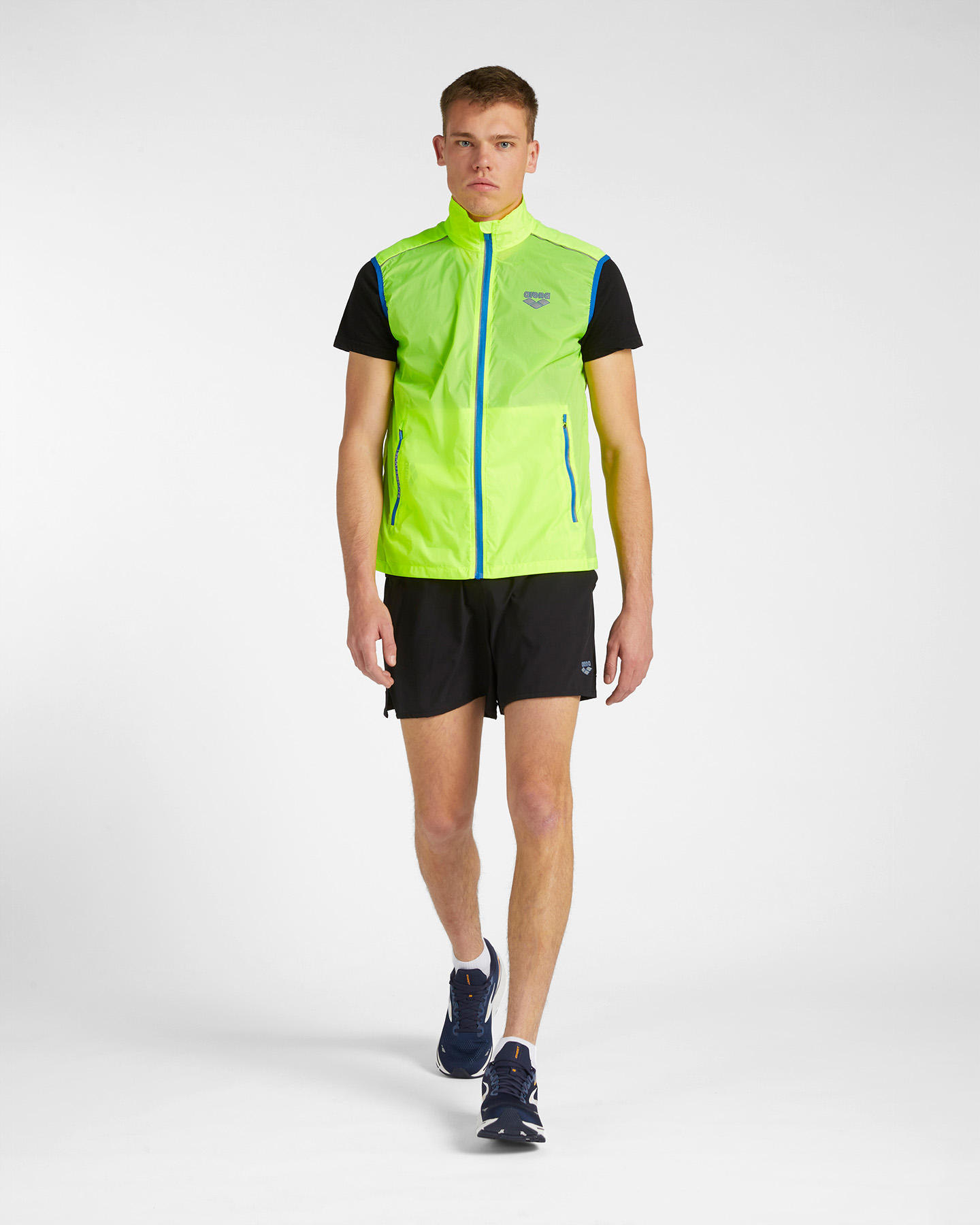 Giacca running ARENA ATHLETIC RUN M - Giallo - 3 | Cisalfa Sport