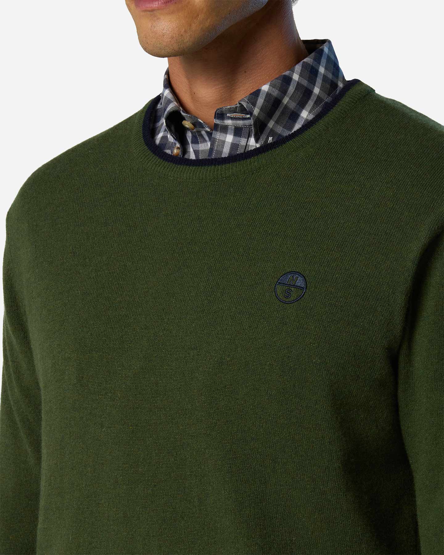 Maglione NORTH SAILS ECO CASHMERE M - Verde - 5 | Cisalfa Sport