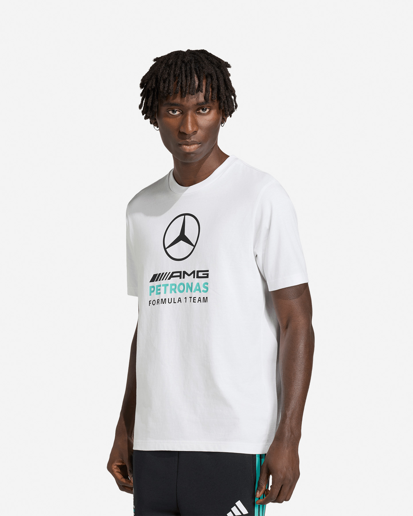T-shirt ADIDAS MERCEDES TEAM DNA M - Bianco - 1 | Cisalfa Sport