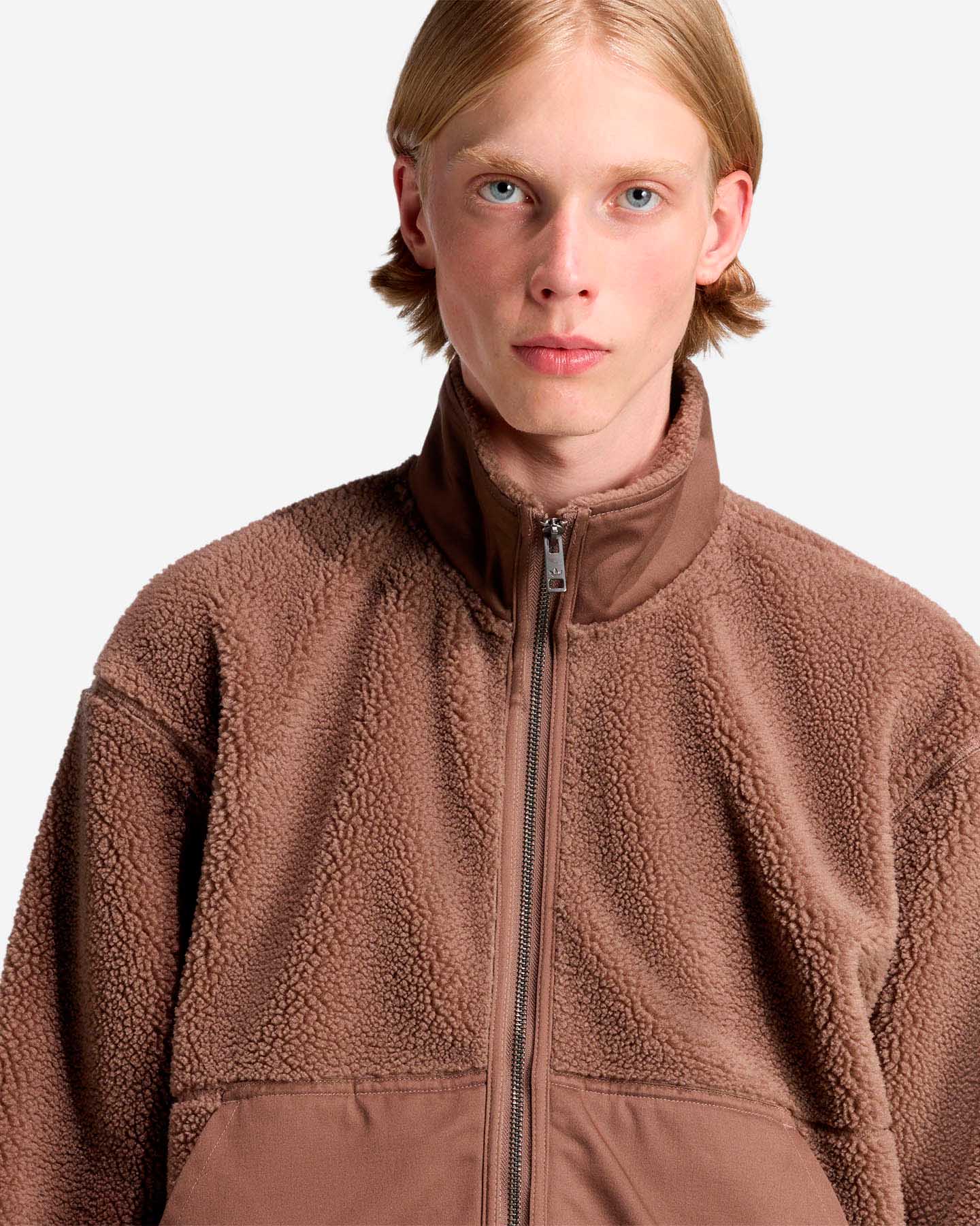 Felpa ADIDAS SHERPA M - Marrone - 4 | Cisalfa Sport