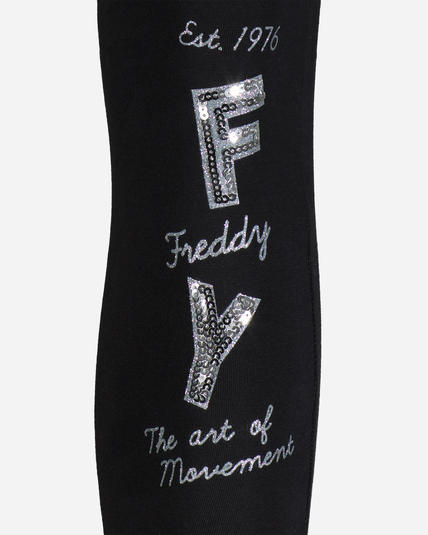 Leggings FREDDY TAPE PAILLETTES W - Nero - 3 | Cisalfa Sport