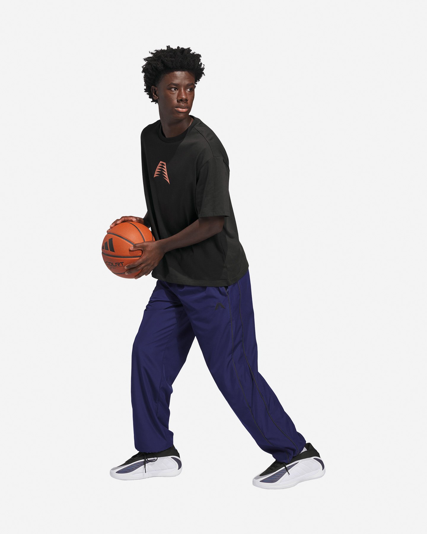 Maglia basket ADIDAS ANTONY EDWARDS GRAPHIC  - Nero - 3 | Cisalfa Sport