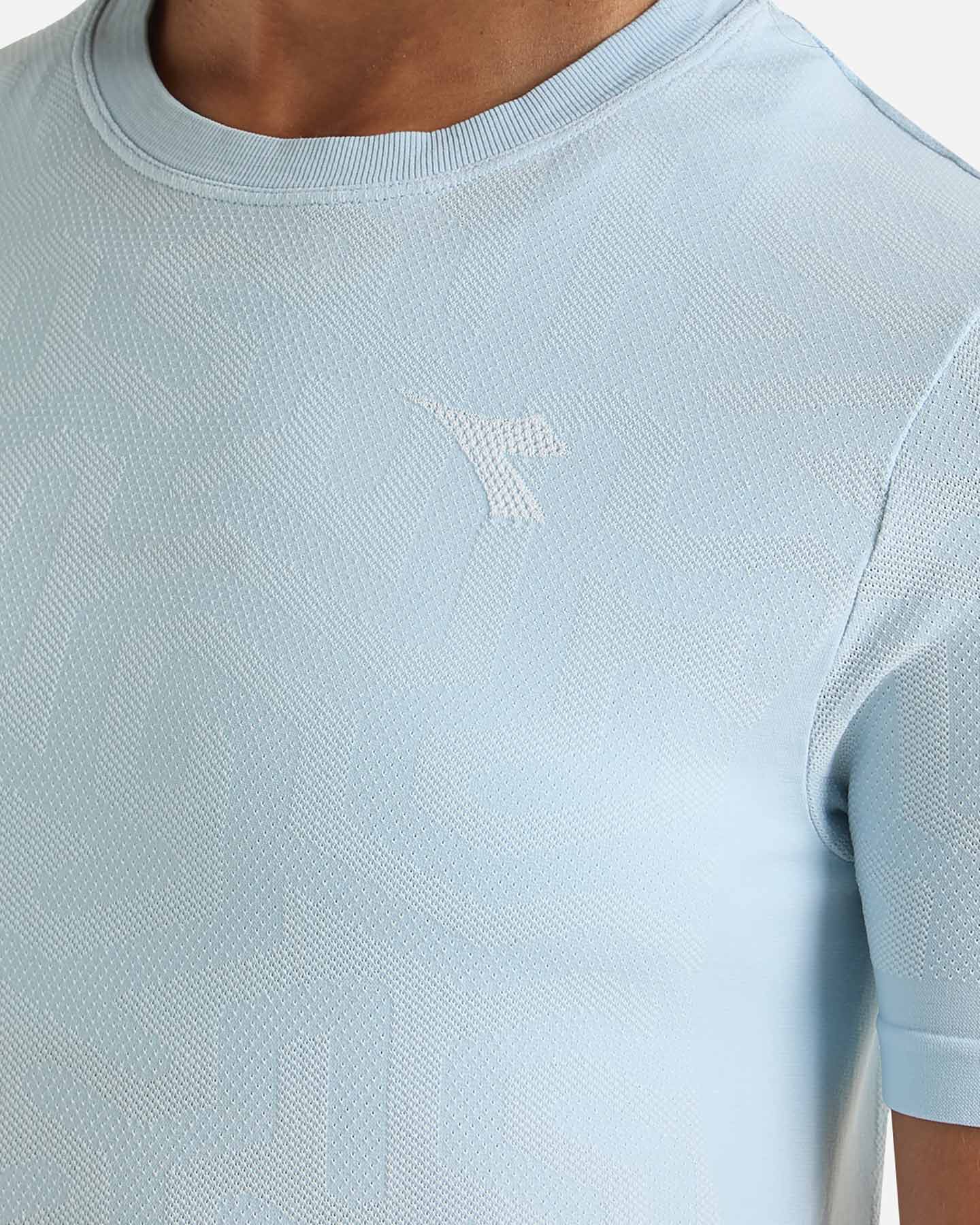 T-shirt running DIADORA STRATOUNO SKIN FRIENDLY W - Azzurro - 3 | Cisalfa Sport