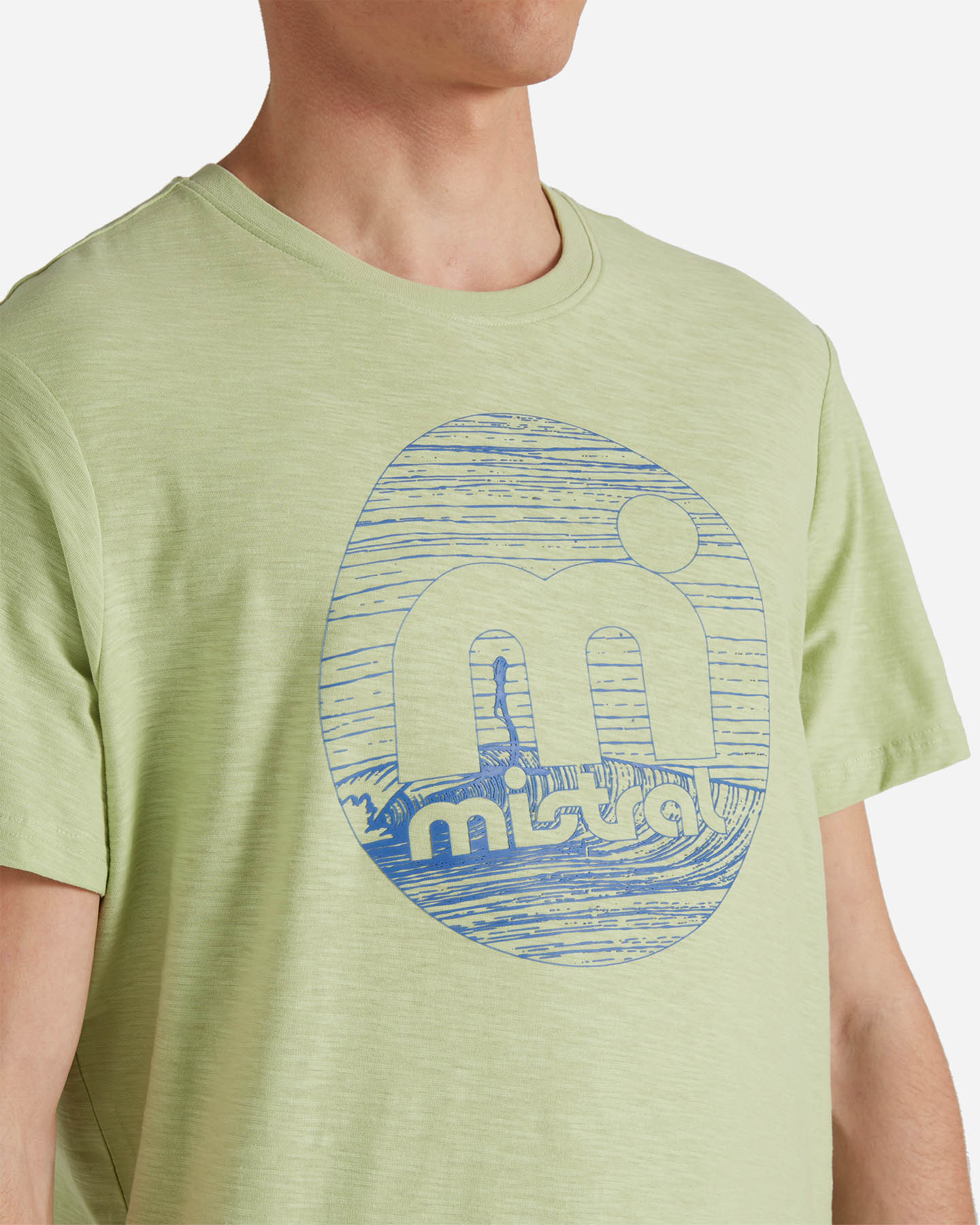 T-shirt MISTRAL LOGO M - Verde - 4 | Cisalfa Sport