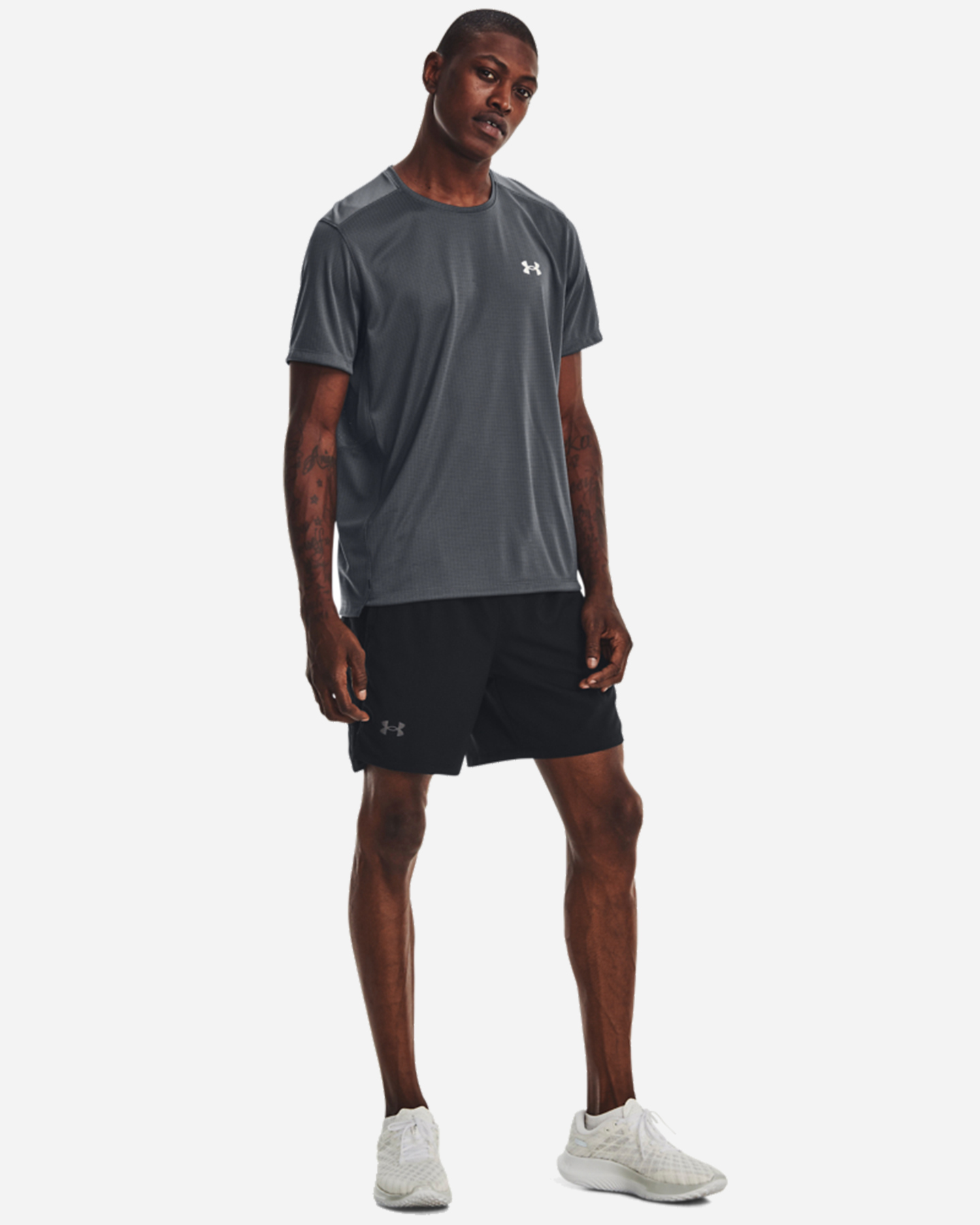 Short running UNDER ARMOUR LAUNCH 7'' GRAPHIC M - Nero - 2 | Cisalfa Sport