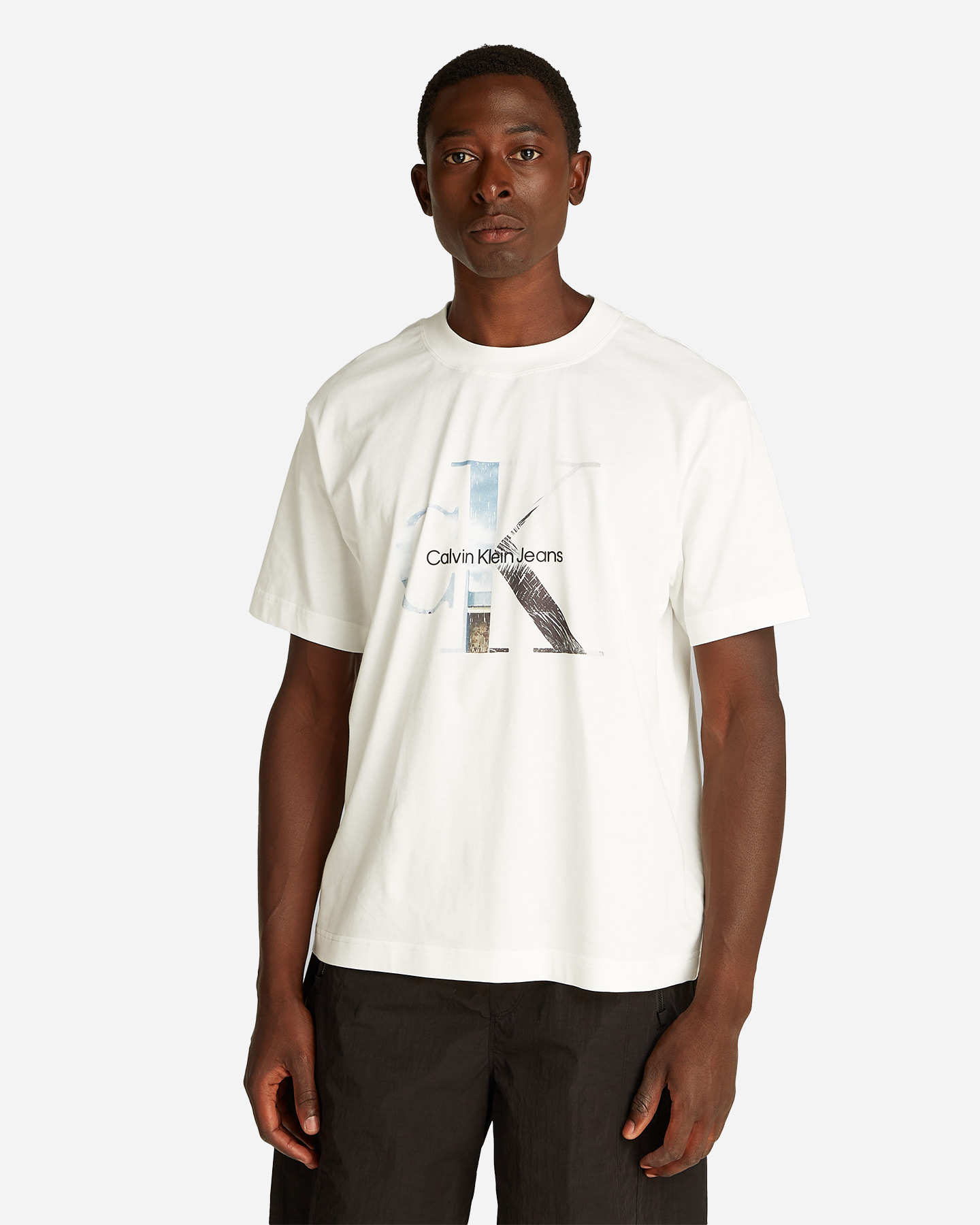 T-shirt CALVIN KLEIN JEANS PHOTO MONOGRAM M - Bianco - 2 | Cisalfa Sport