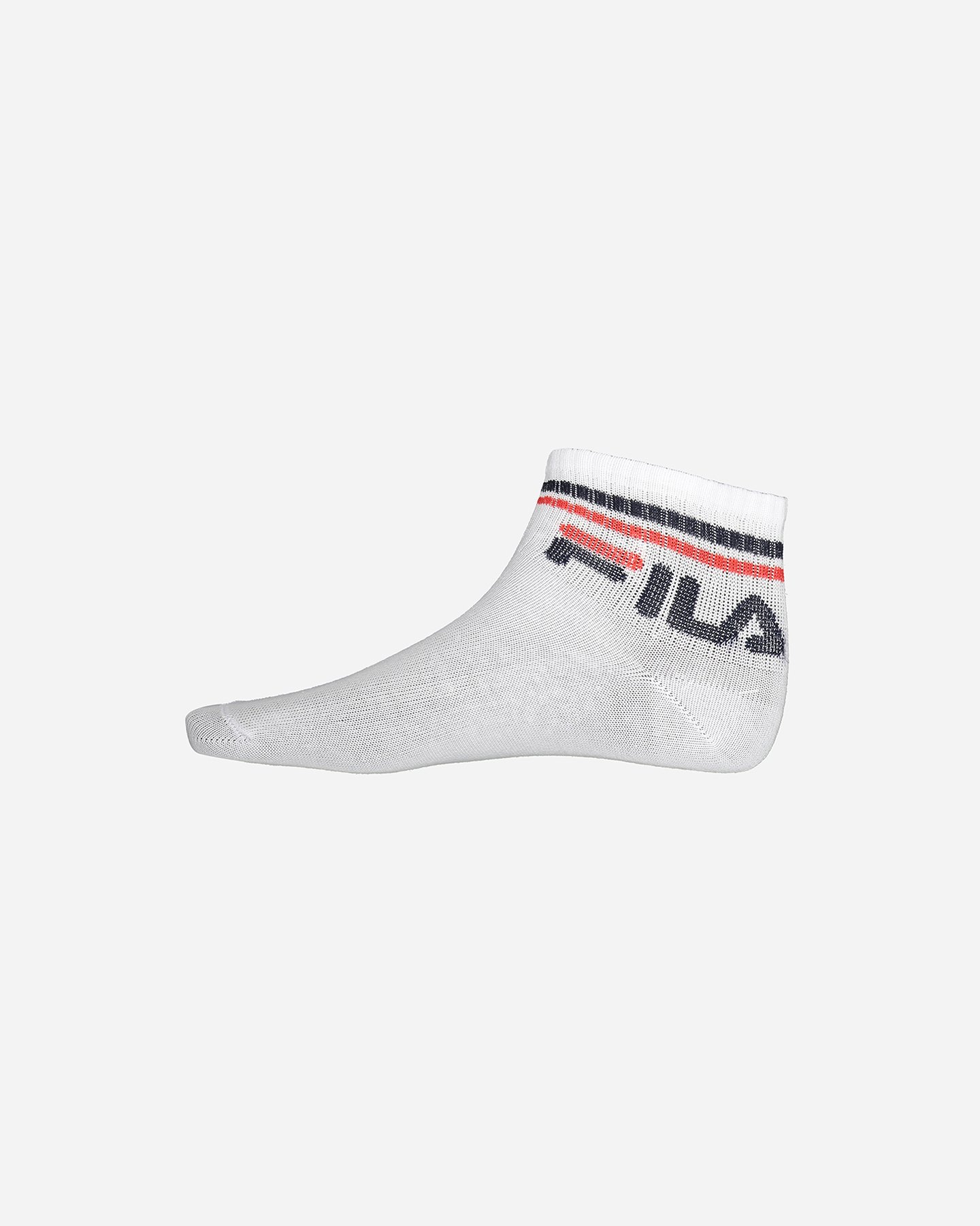 Calze FILA SET DA 3 INVISIBLE JR - Bianco - 1 | Cisalfa Sport