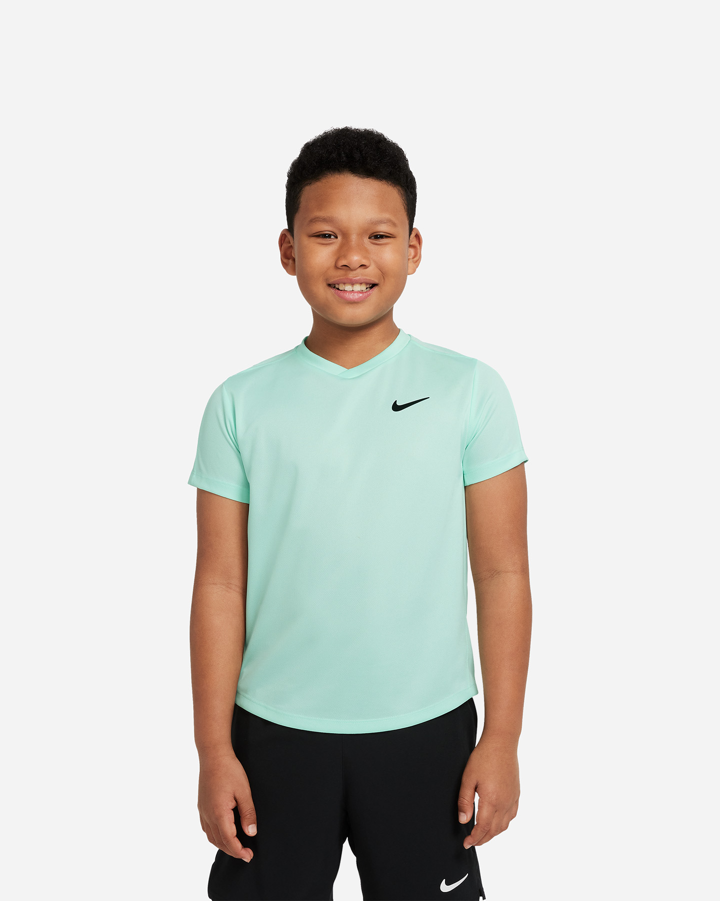 Maglia tennis NIKE VICTORY MINT JR - Verde - 0 | Cisalfa Sport