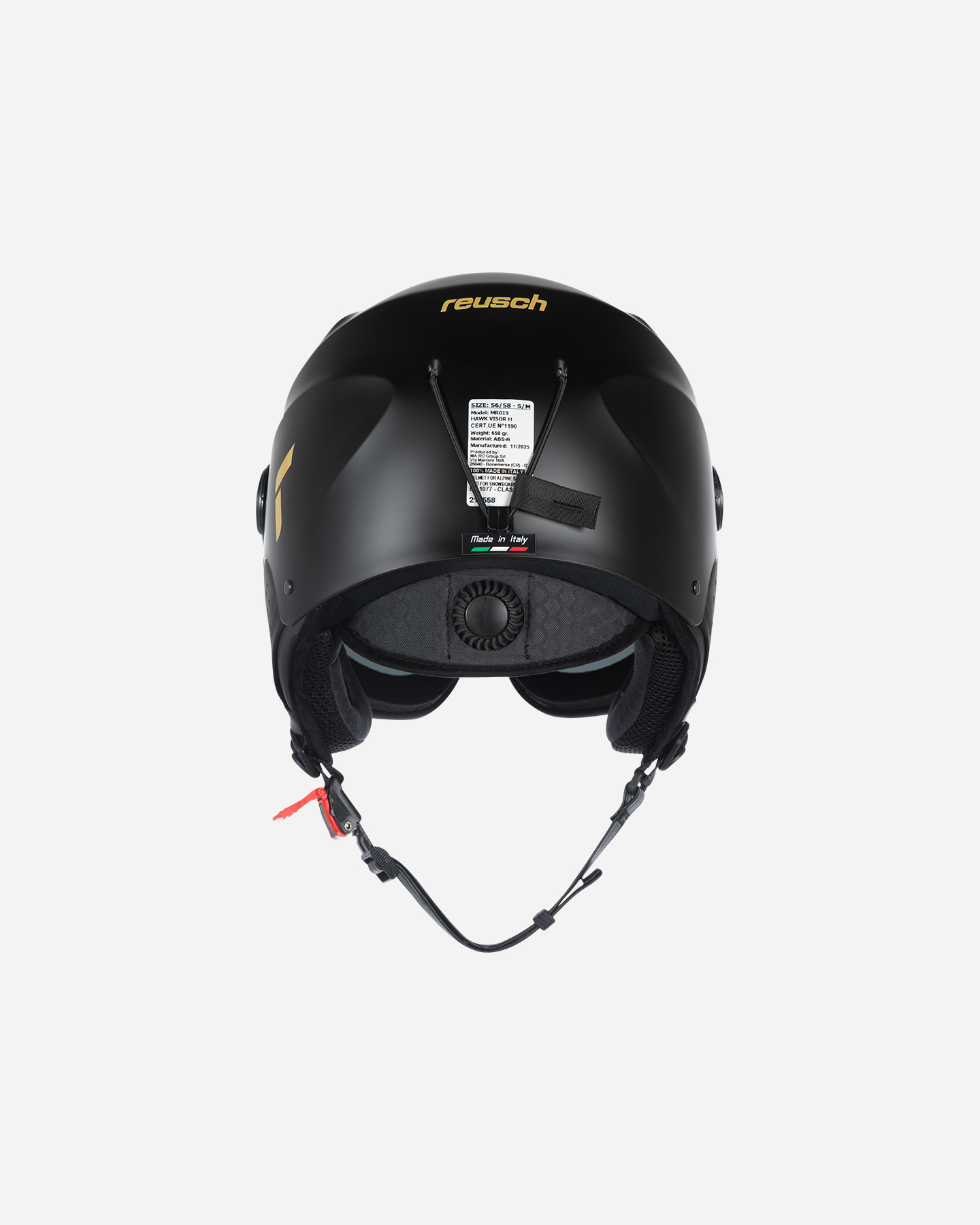Casco sci REUSCH HAWK VISOR M - Nero - 1 | Cisalfa Sport