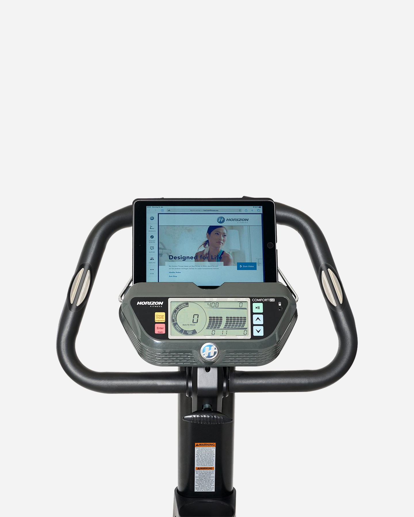 Cyclette HORIZON FITNESS COMFORT 2.0  - Grigio - 2 | Cisalfa Sport