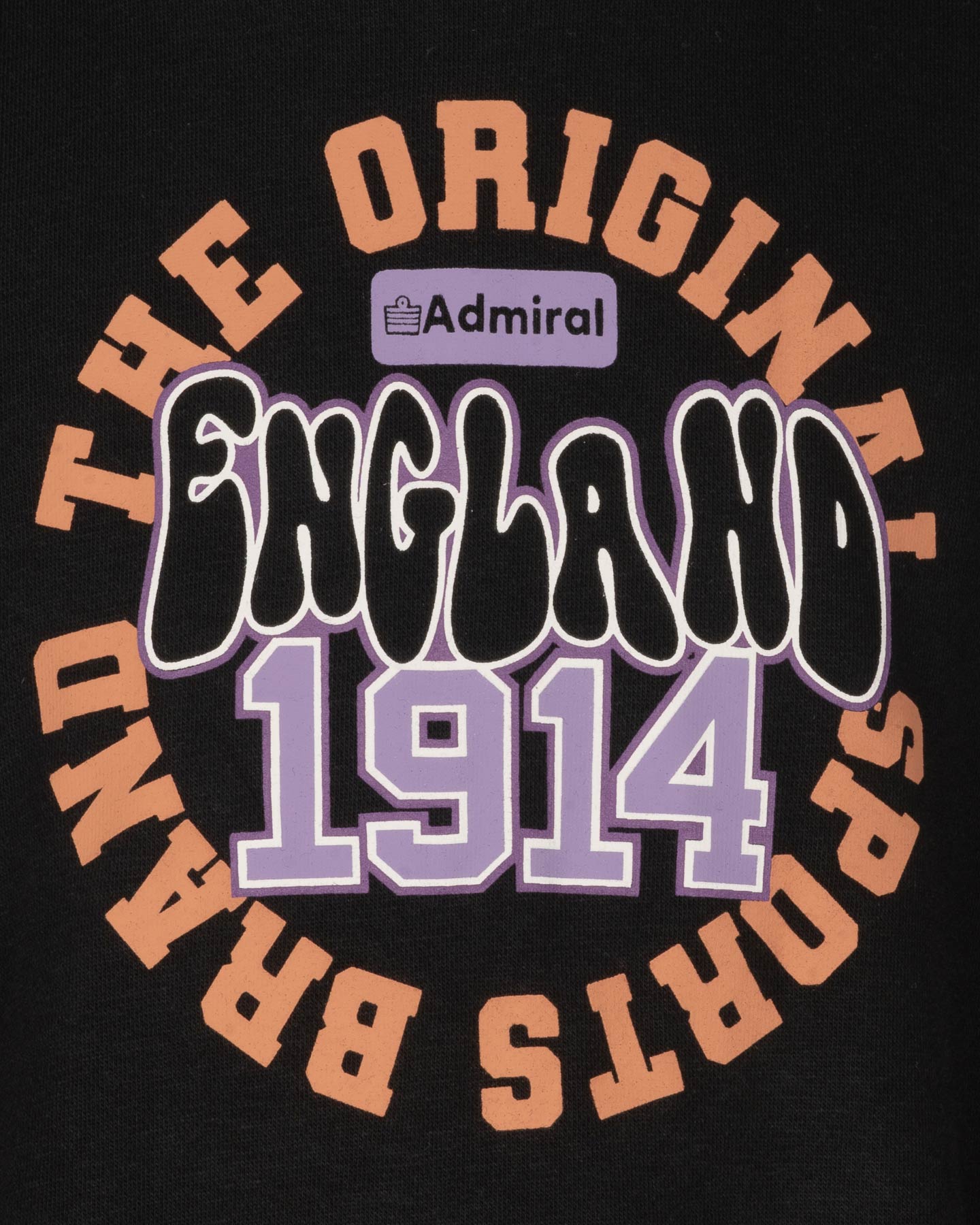 Felpa ADMIRAL VARSITY JR - Nero - 2 | Cisalfa Sport