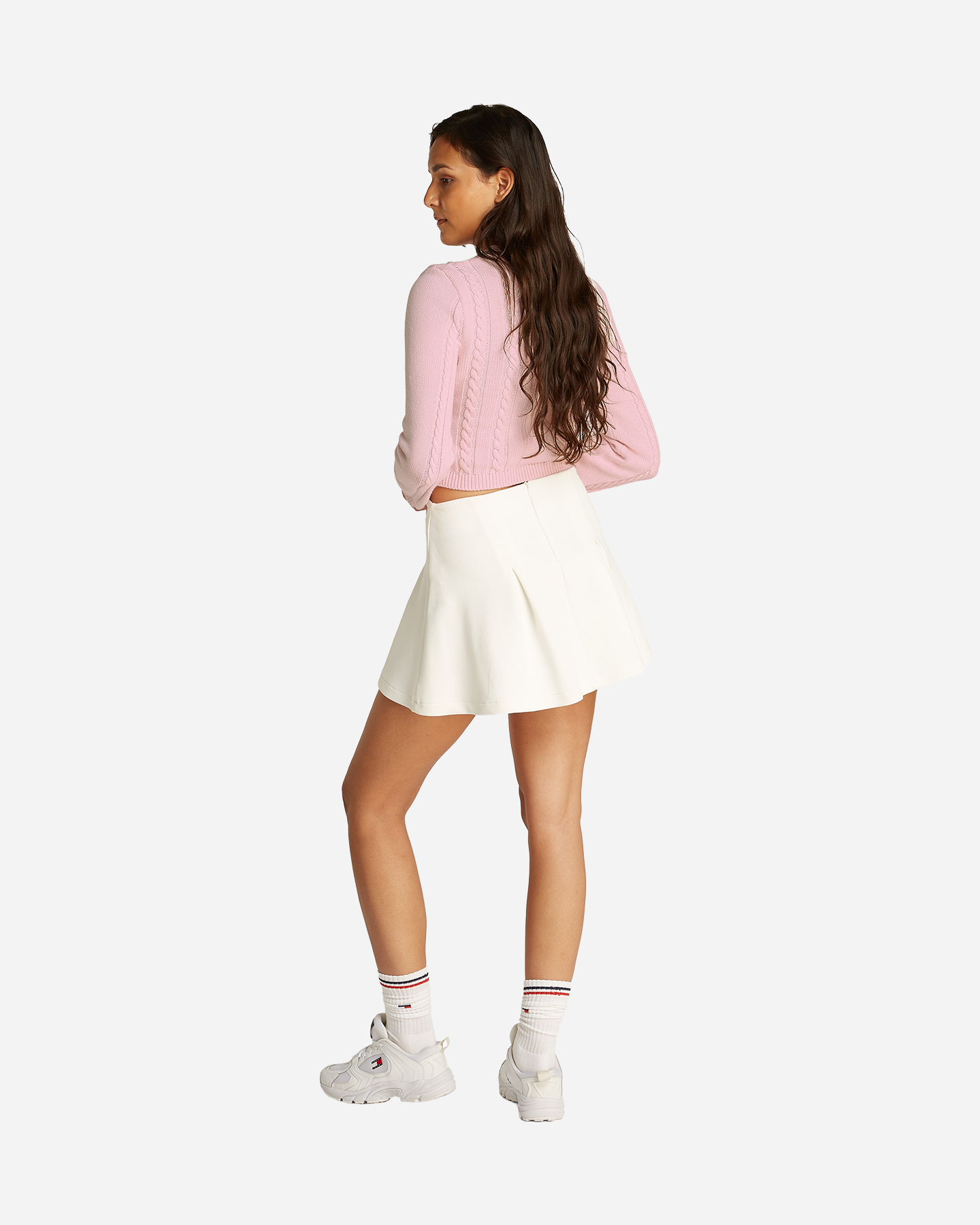 Maglione TOMMY HILFIGER LOGO SCRIPT W - Rosa - 4 | Cisalfa Sport