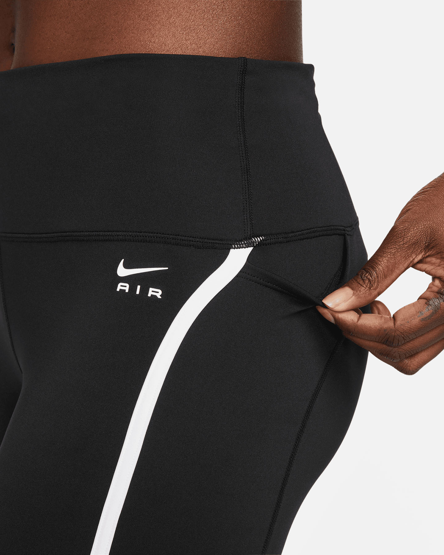 Fuseaux running NIKE AIR FAST DRI FIT 7/8 W - Nero - 2 | Cisalfa Sport