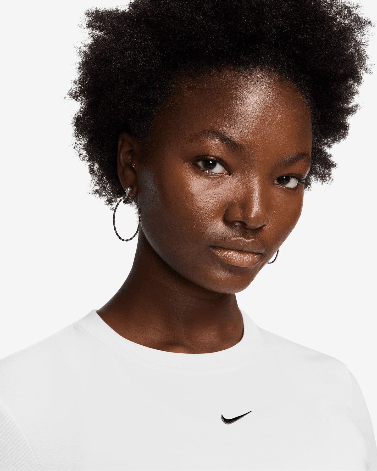 T-shirt NIKE CROP W - Bianco - 2 | Cisalfa Sport