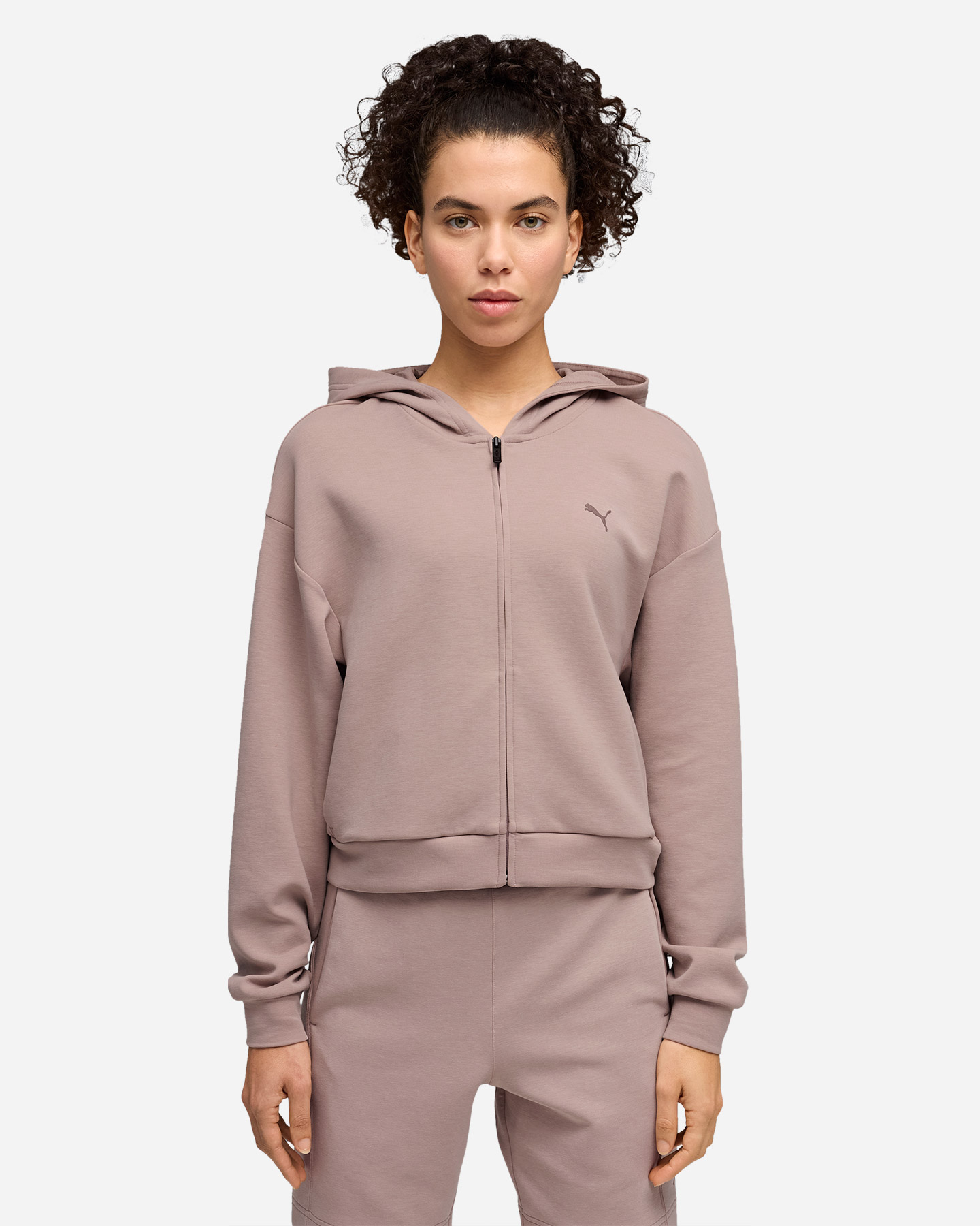 Felpa training PUMA CLOUDSPUN W - Beige - 3 | Cisalfa Sport