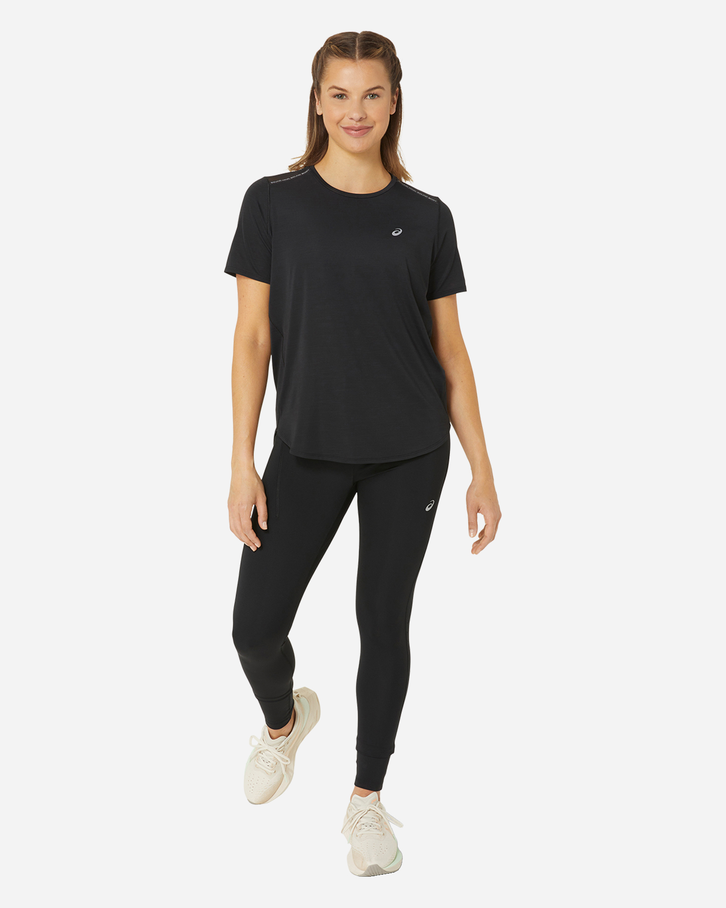 T-shirt running ASICS ROAD W - Nero - 3 | Cisalfa Sport