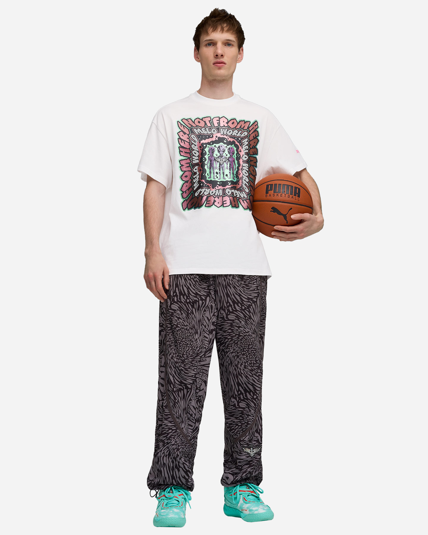 Maglia basket PUMA MELO WORLD M - Bianco - 4 | Cisalfa Sport