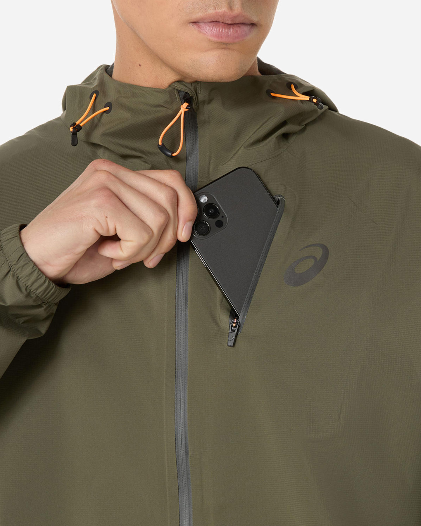 Giacca running ASICS FUJITRAIL ELITE WATERPROOF M - Verde - 5 | Cisalfa Sport