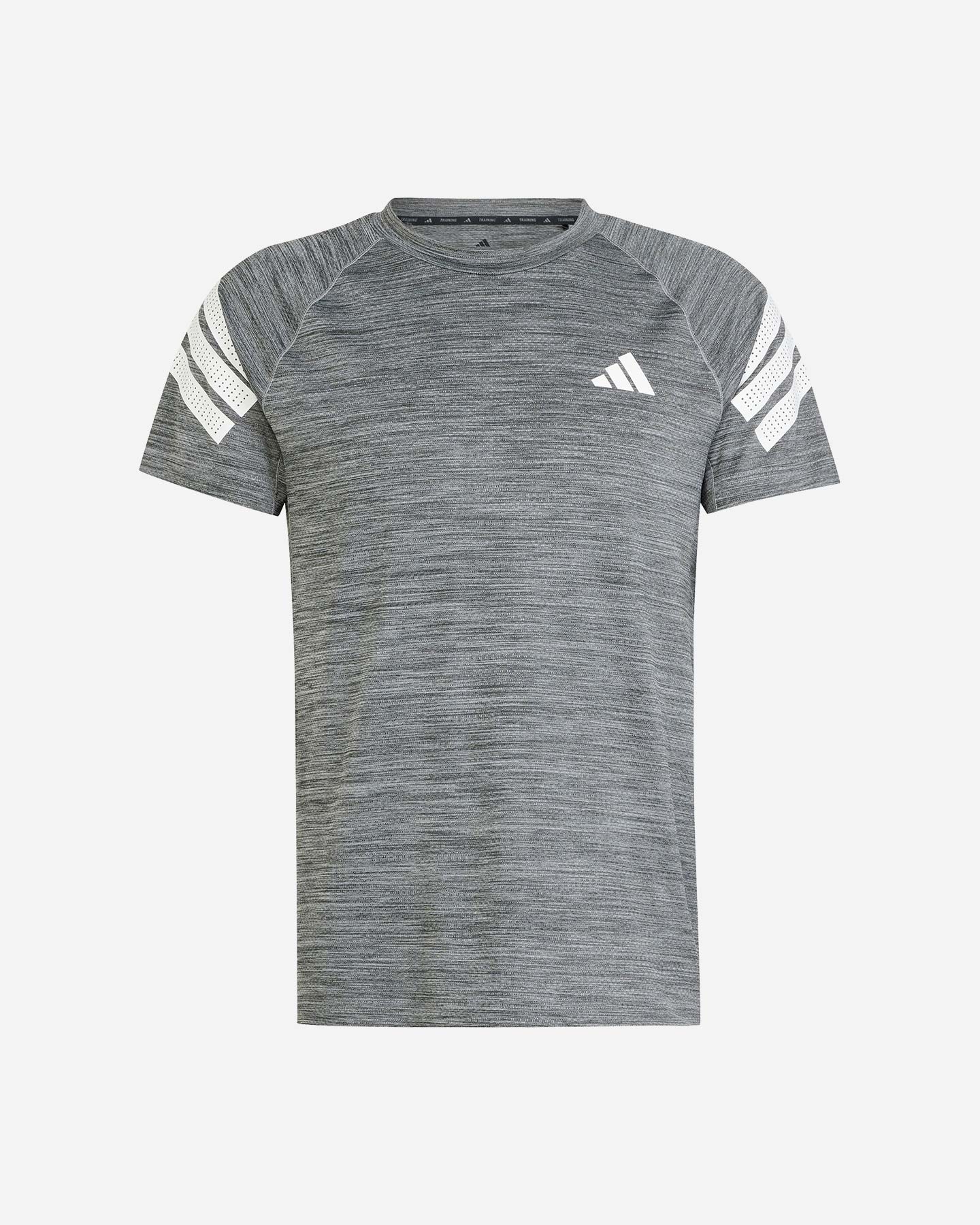 T-shirt training ADIDAS GYM+ 3STRIPES M - Nero - 0 | Cisalfa Sport