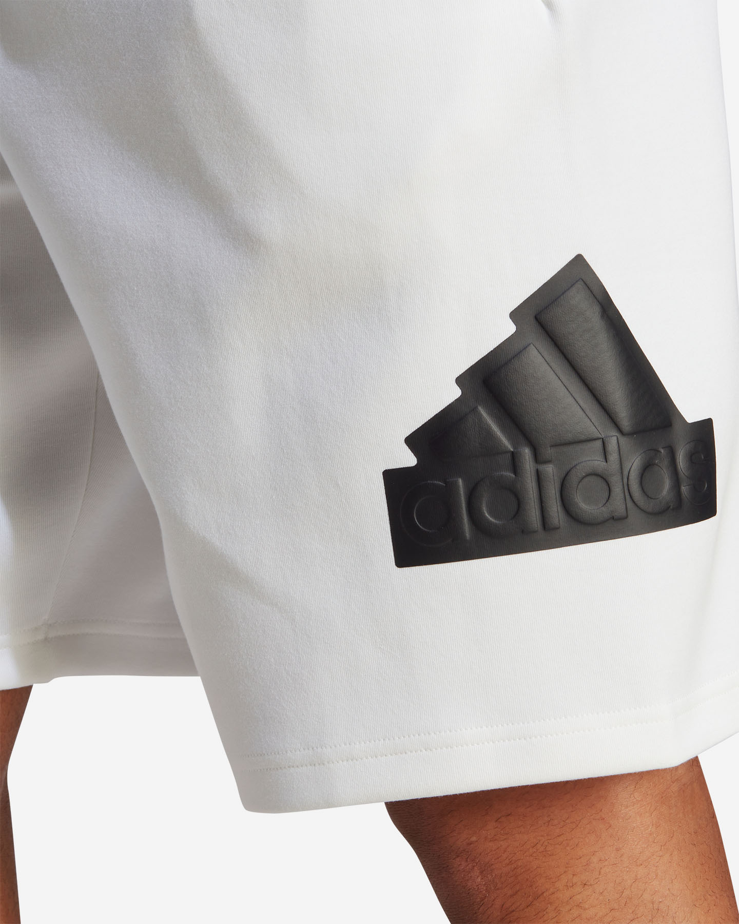 Pantaloncini ADIDAS BADGE OF SPORT BIG LOGO M - Bianco - 4 | Cisalfa Sport
