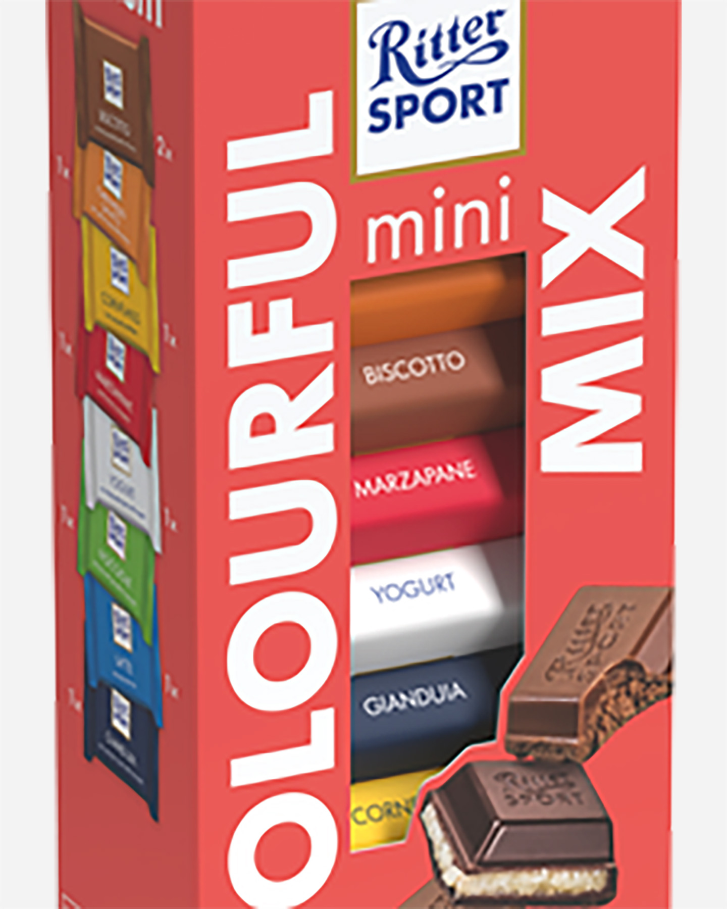 Energetico RITTER SPORT MINI COLOURFUL VARIETY X9  - Rosa - 1 | Cisalfa Sport