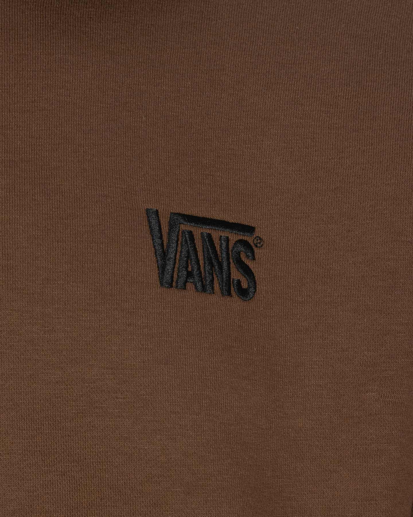 Felpa VANS SMALL LOGO M - Marrone - 2 | Cisalfa Sport