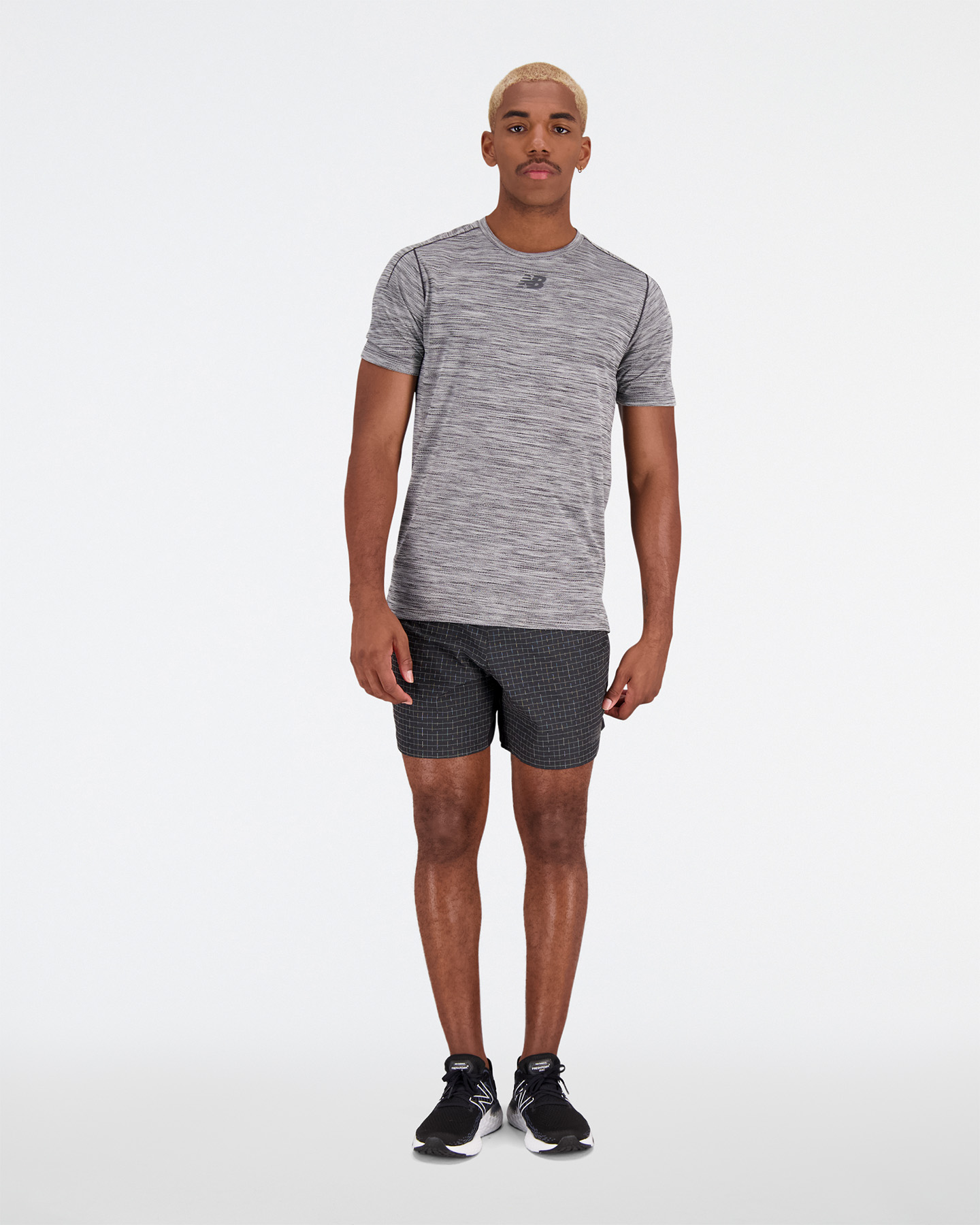 T-shirt running NEW BALANCE IMPACT RUN LUMINOUS M - Grigio - 3 | Cisalfa Sport