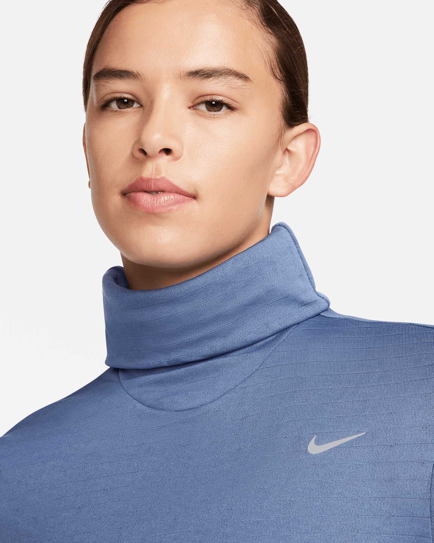 Maglia running NIKE SWIFT ELEMENT W - Blu - 2 | Cisalfa Sport
