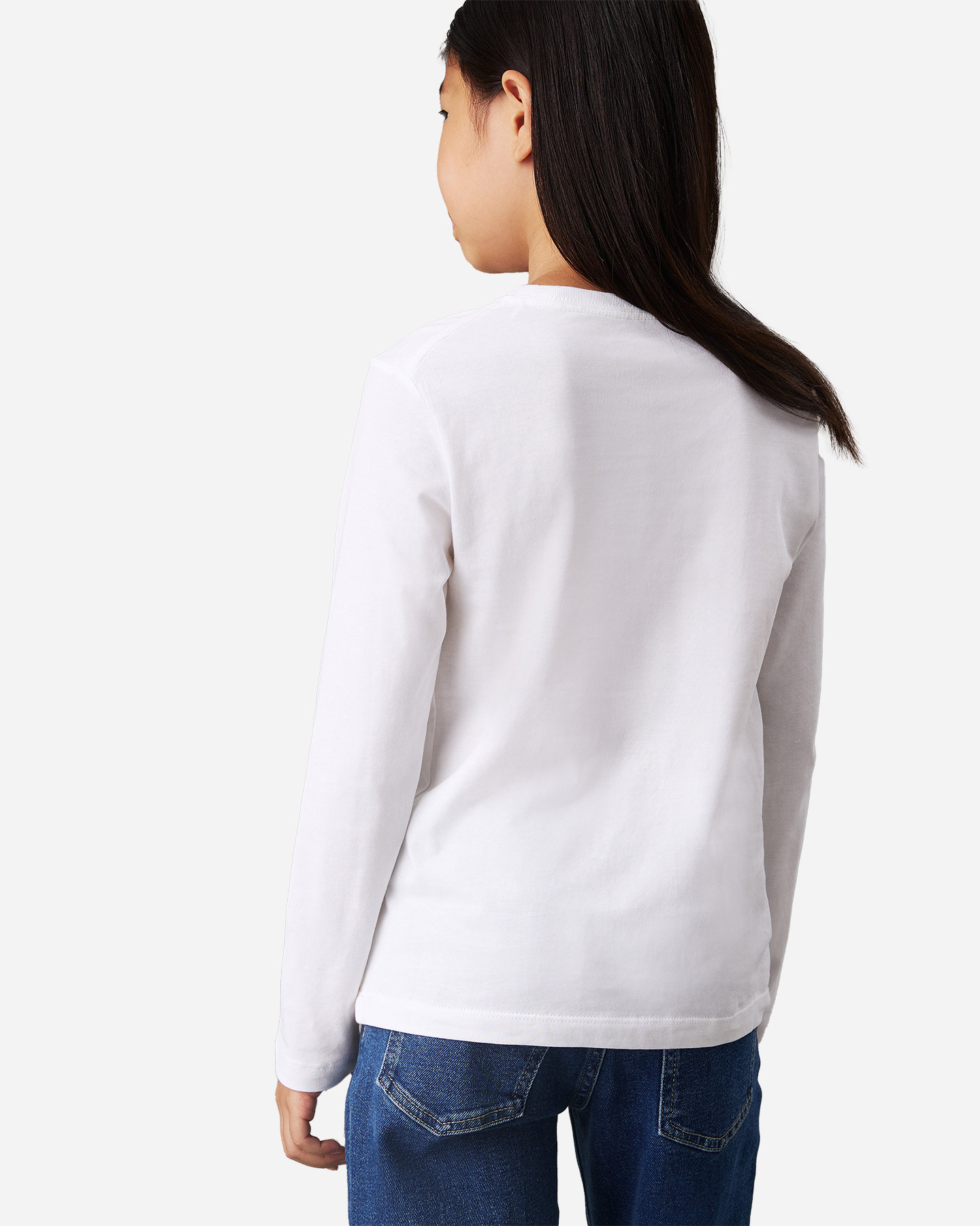 T-shirt CALVIN KLEIN JEANS CHEST LOGO JR - Bianco - 4 | Cisalfa Sport