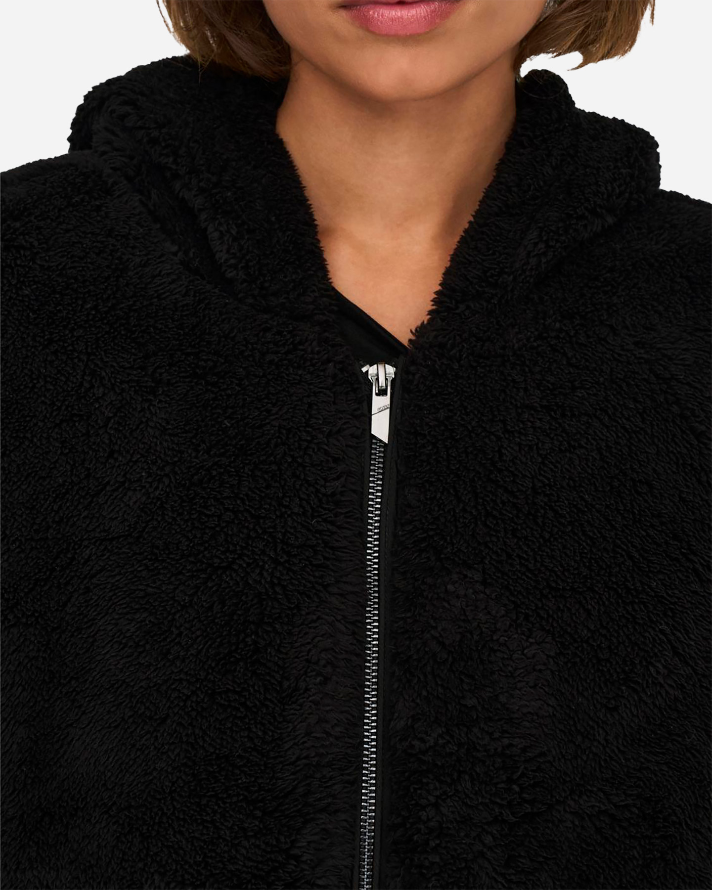 Felpa ONLY NEWANNA FURRY W - Nero - 5 | Cisalfa Sport