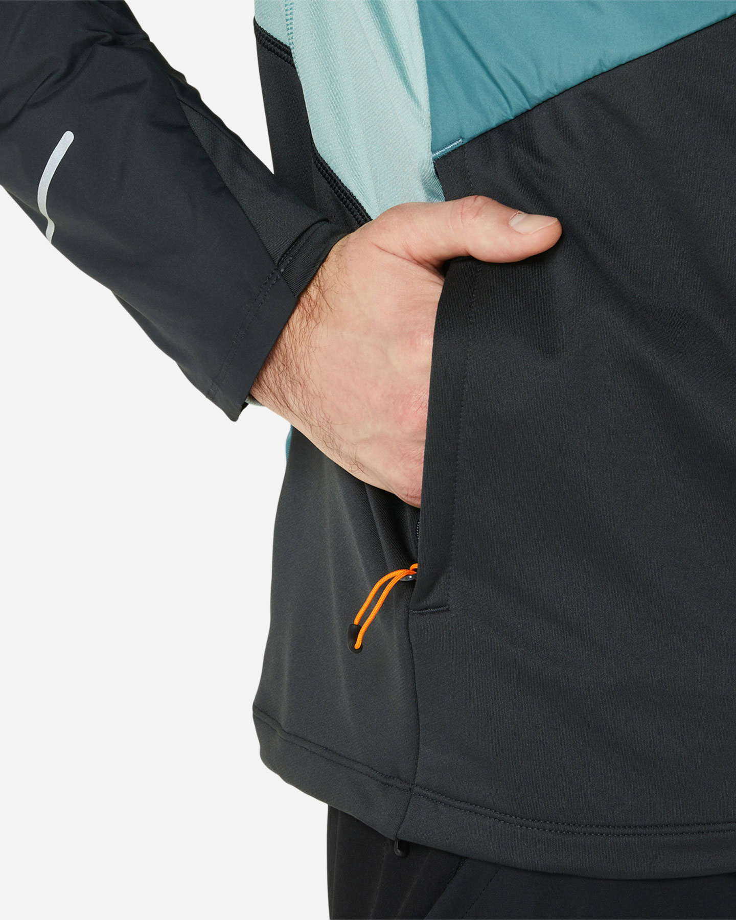 Giacca running ASICS WINTER RUN M - Azzurro - 4 | Cisalfa Sport