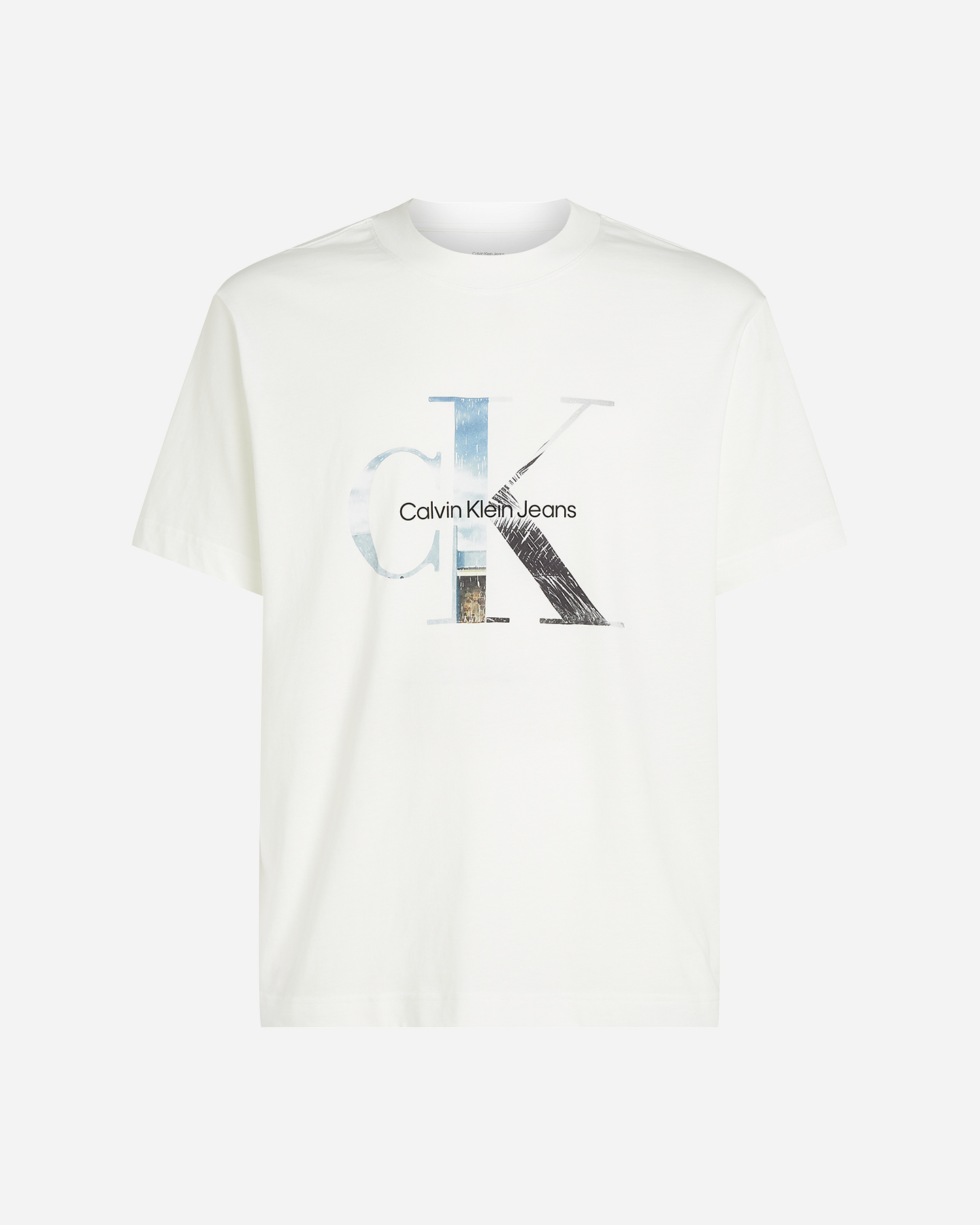 T-shirt CALVIN KLEIN JEANS PHOTO MONOGRAM M - Bianco - 0 | Cisalfa Sport