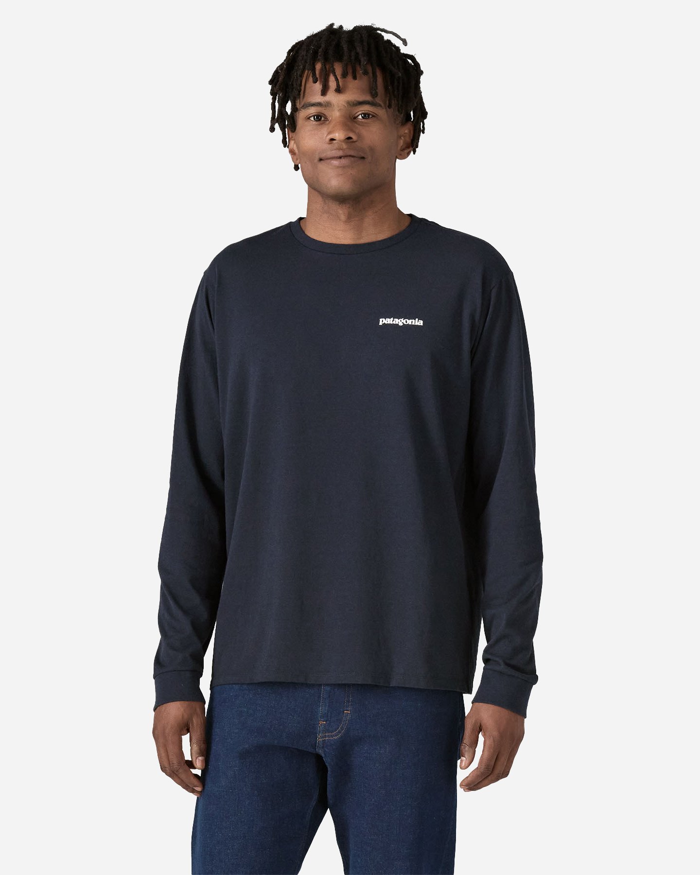 T-shirt PATAGONIA P-6 LOGO M - Blu Navy - 1 | Cisalfa Sport